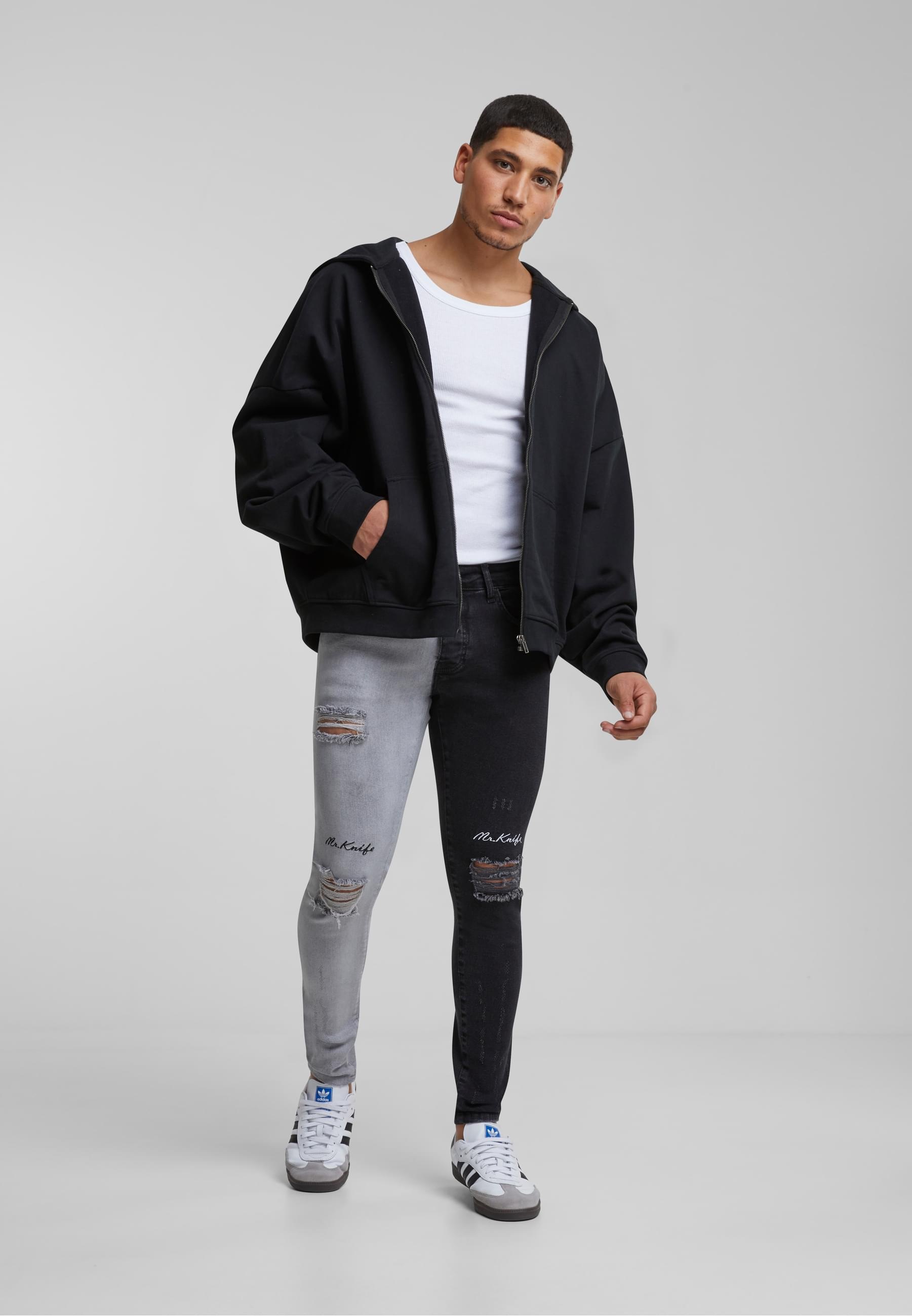 2Y Studios Bequeme Jeans »2Y Studios Herren 2Y Skinny Fit Destroyed Jeans«