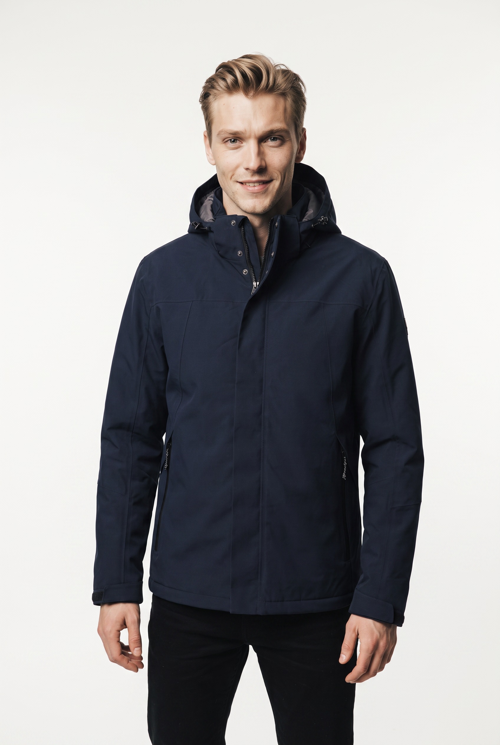 Killtec Funktionsjacke "KOW 2 MN JCKT" mit Kapuze mit Kinnschutz, atmungsaktiv, wasserdicht, winddicht