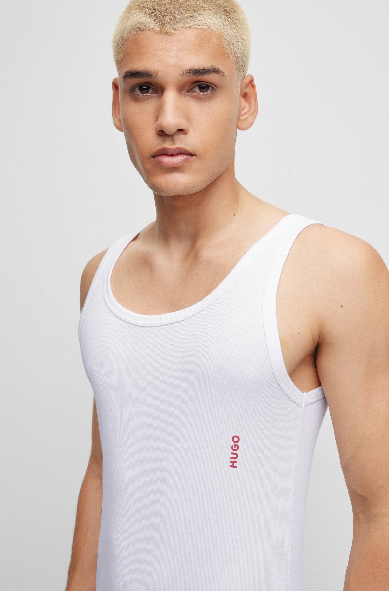 HUGO Underwear Tanktop »Twin Pack«, (Packung, 2 tlg.), mit Markenlabel in Kontrastfarbe