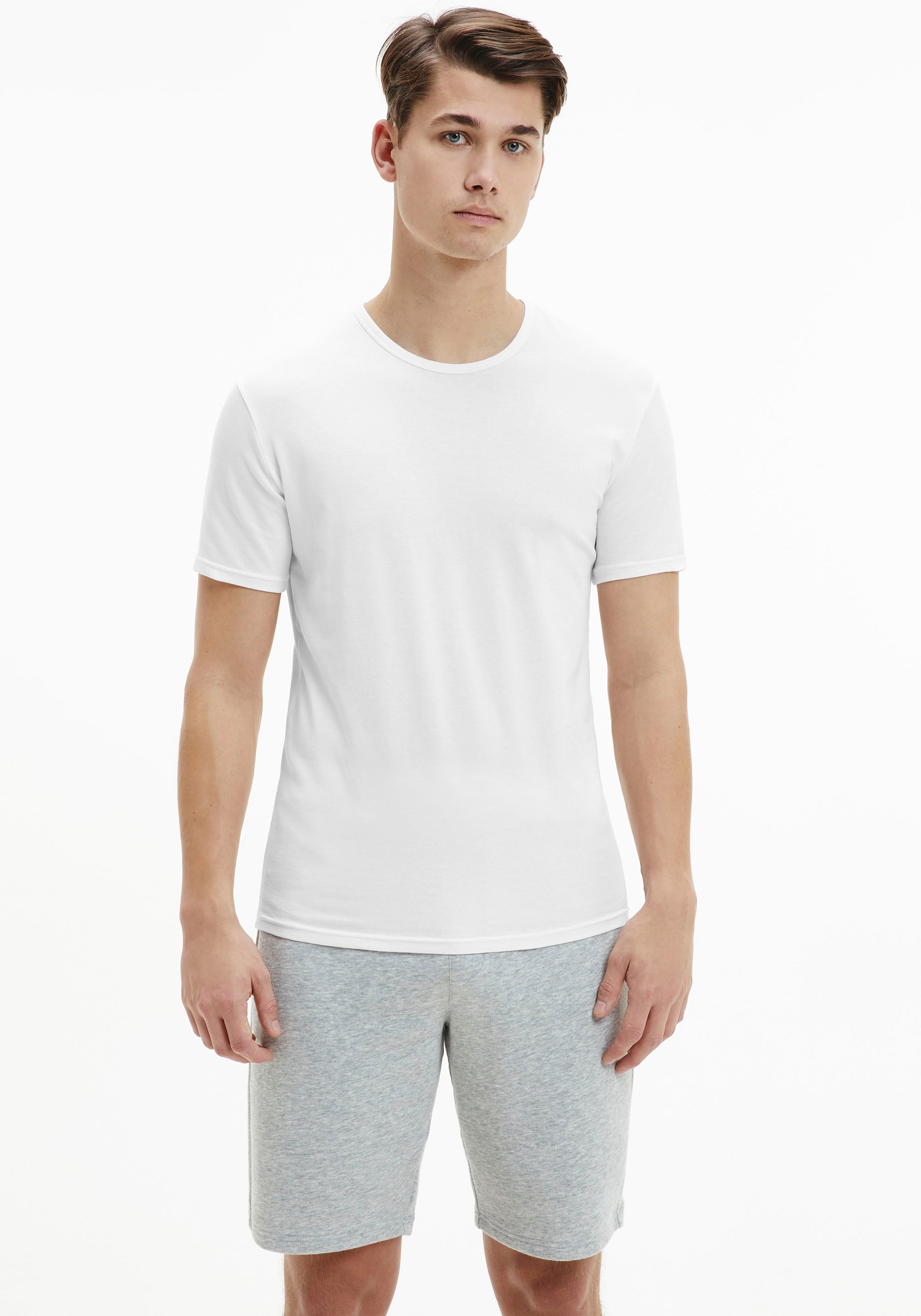 Calvin Klein T-Shirt »»Modern Cotton Stretch««, (2er-Pack), mit Rundhalsausschnitt