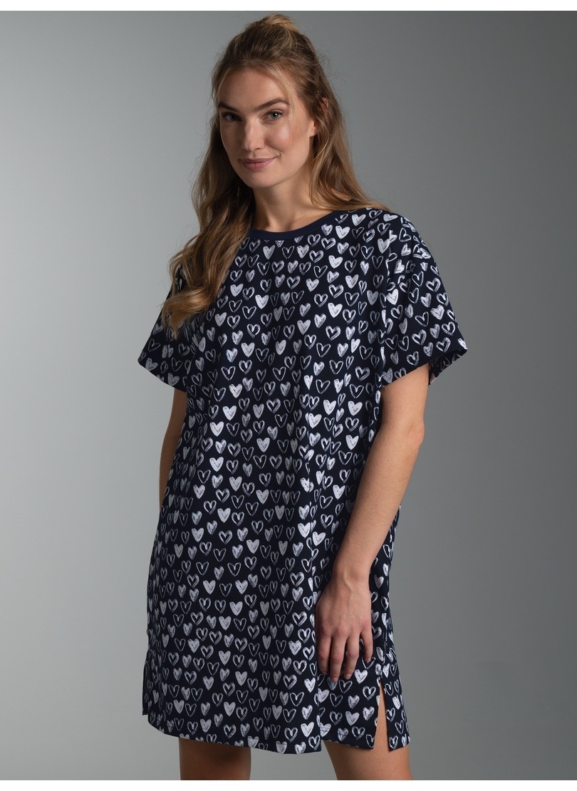 Trigema Bigshirt "TRIGEMA Bigshirt mit Allover Herz Print" 1