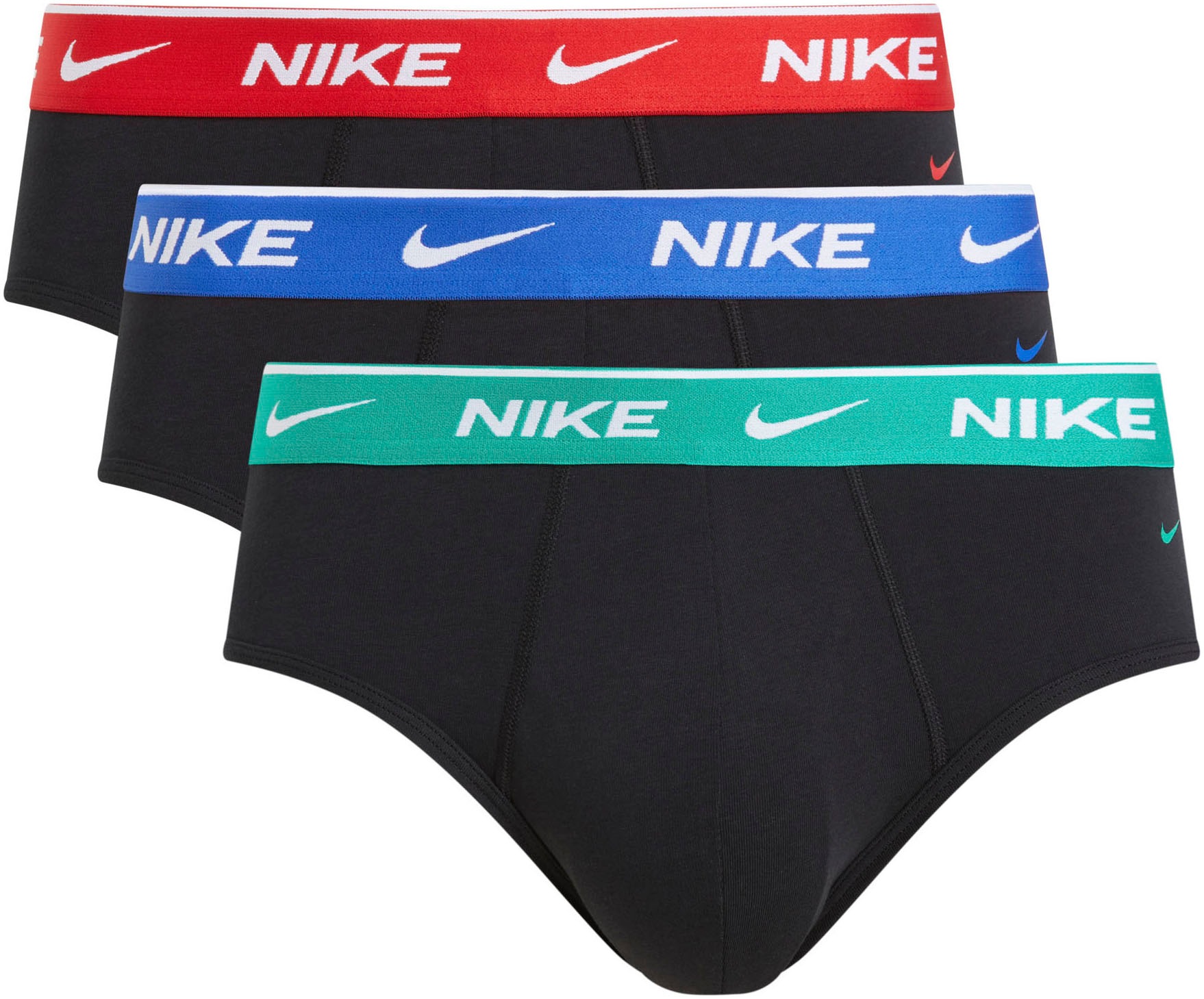 NIKE Underwear Hipster "BRIEF 3PK" Packung, 3er, 3 Stk. tlg., mit Logo-Elas günstig online kaufen