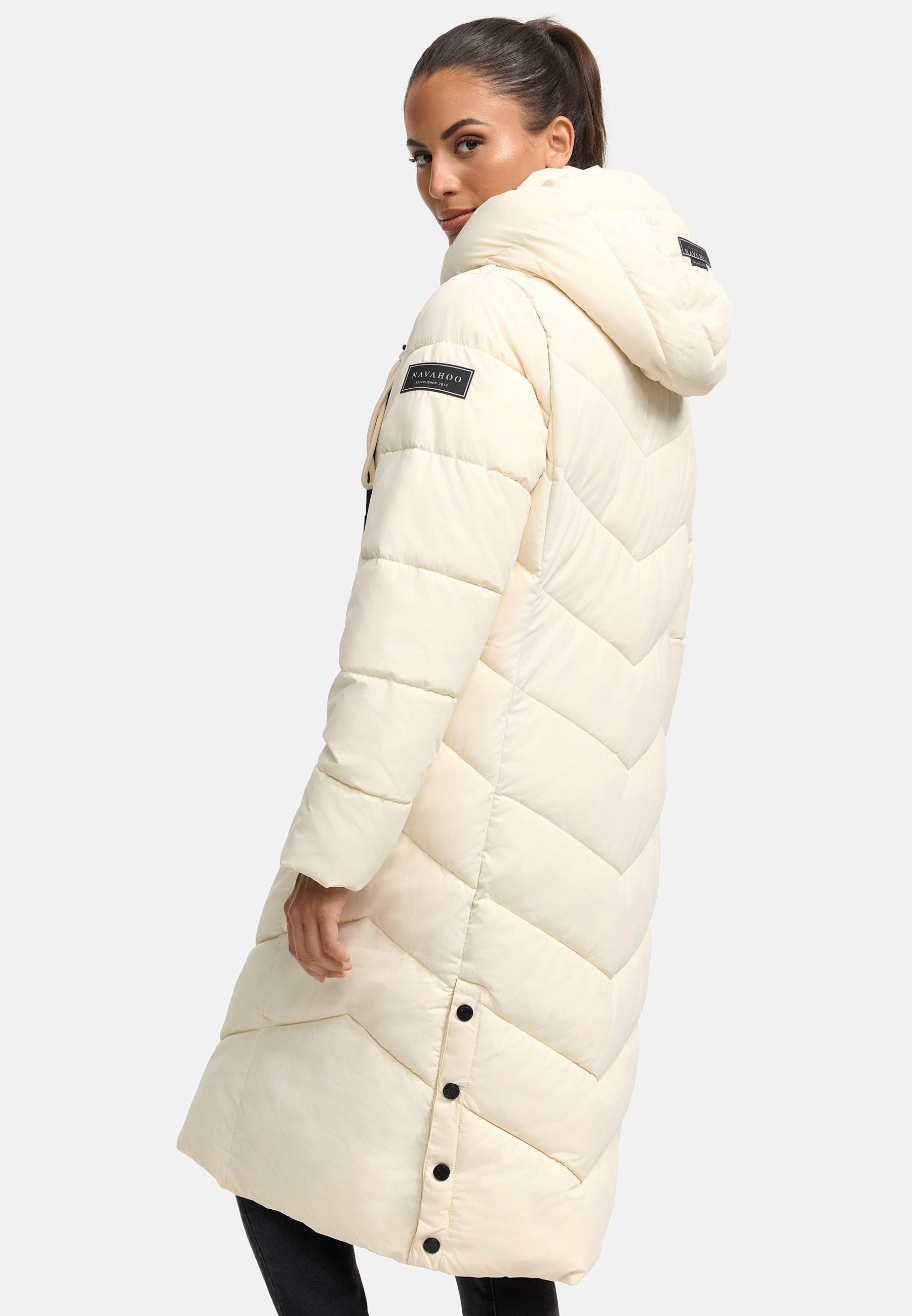 Navahoo Steppmantel »Sahnekatzii XIV«, Schicker Wintermantel mit kuschlig warm wattiertem Kragen