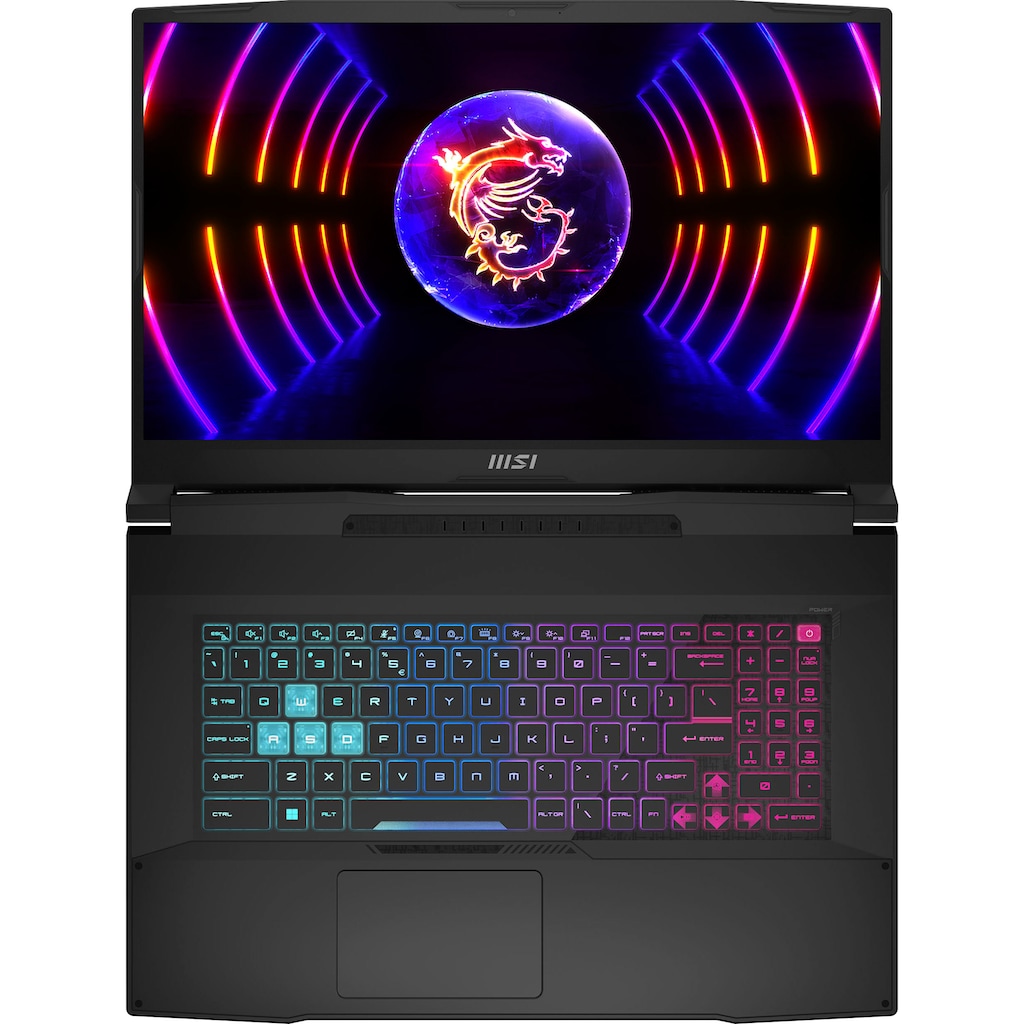 MSI Gaming-Notebook »Katana 17" Laptop, Full HD Display, 16 GB RAM, Windows 11 Home,«, 43,9 cm, / 17,3 Zoll, Intel, Core i5, GeForce RTX 4050, 1000 GB SSD, B12VEK-407