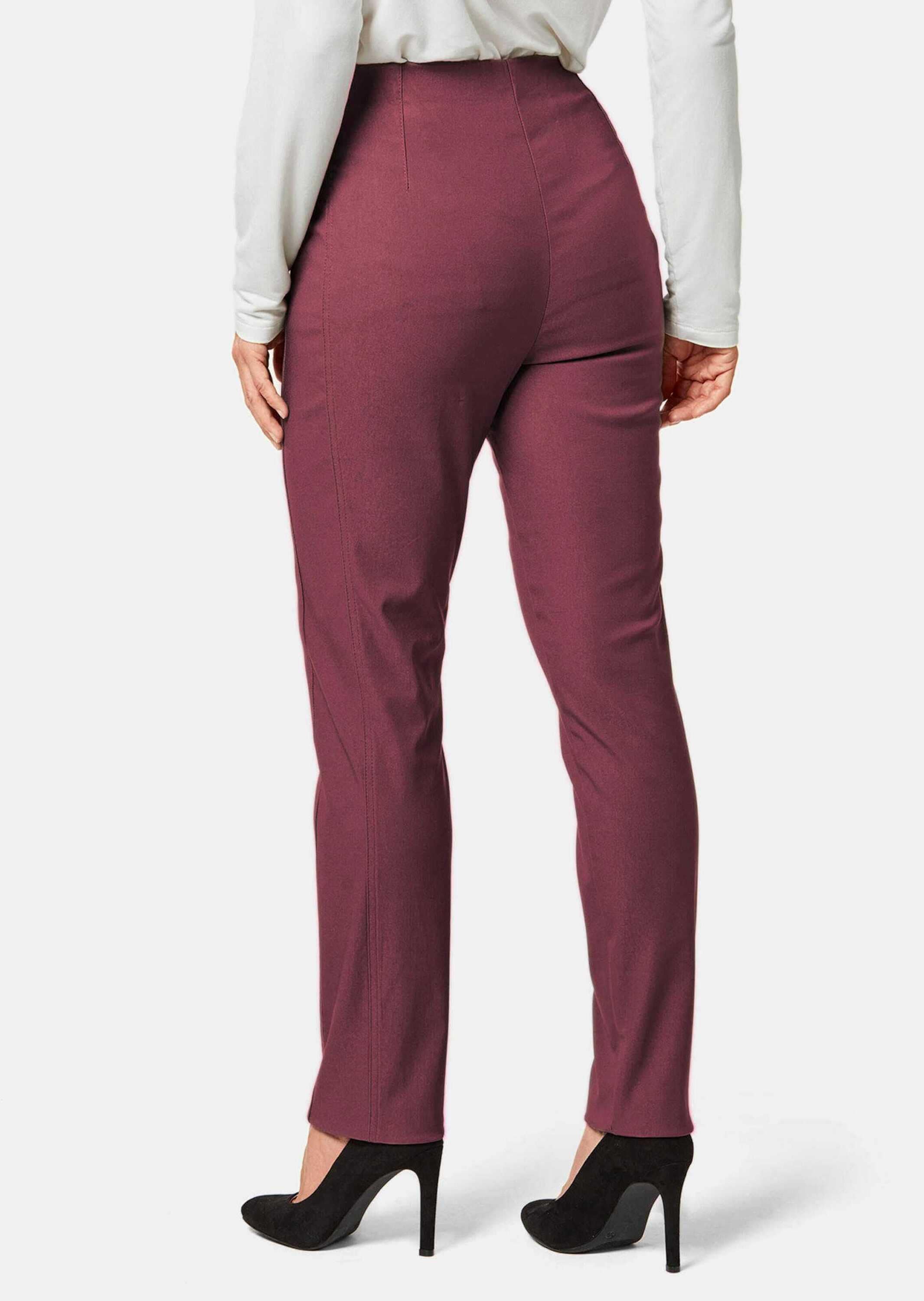 GOLDNER 2-in-1-Hose »Stretchhose LOUISA Wärmende Schlupfhose LOUISA in knitterarmer Ware«