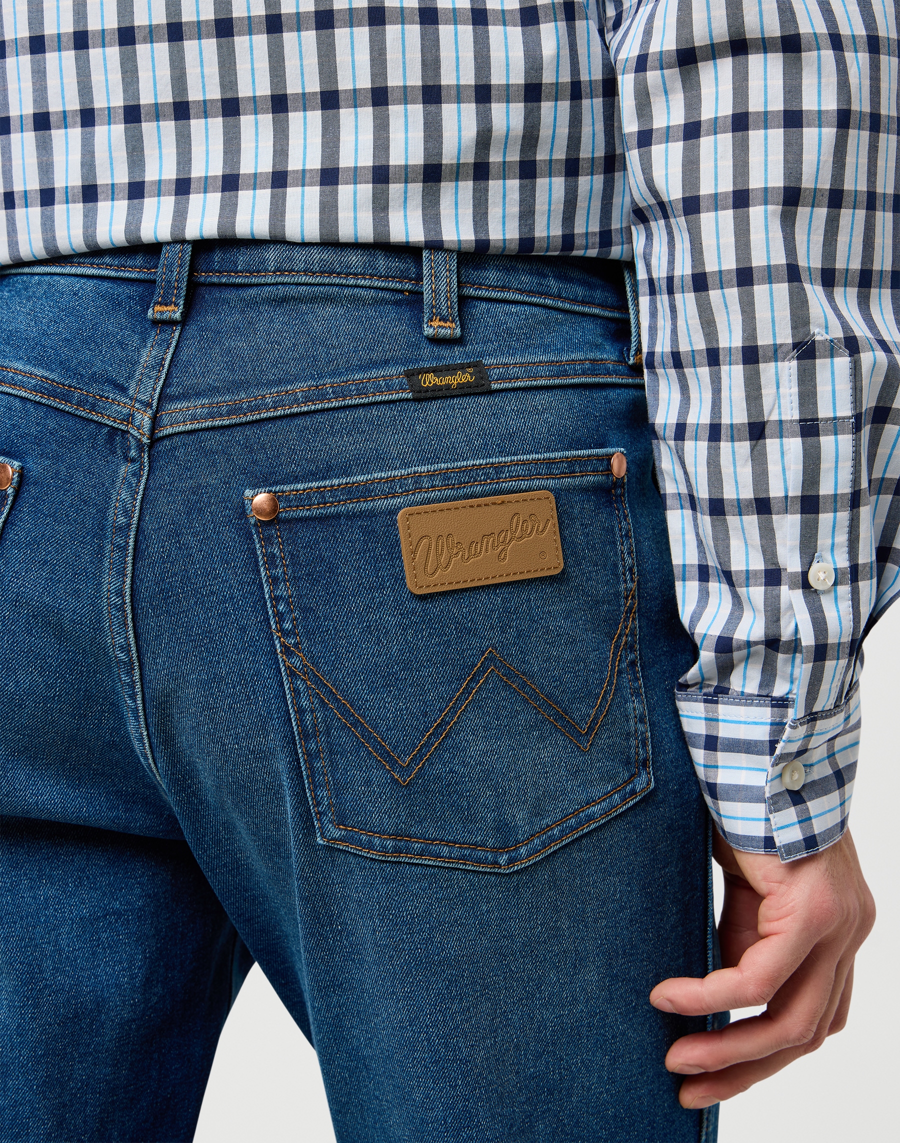 Wrangler Bootcut-Jeans »WRANCHER«, Low-Stretch