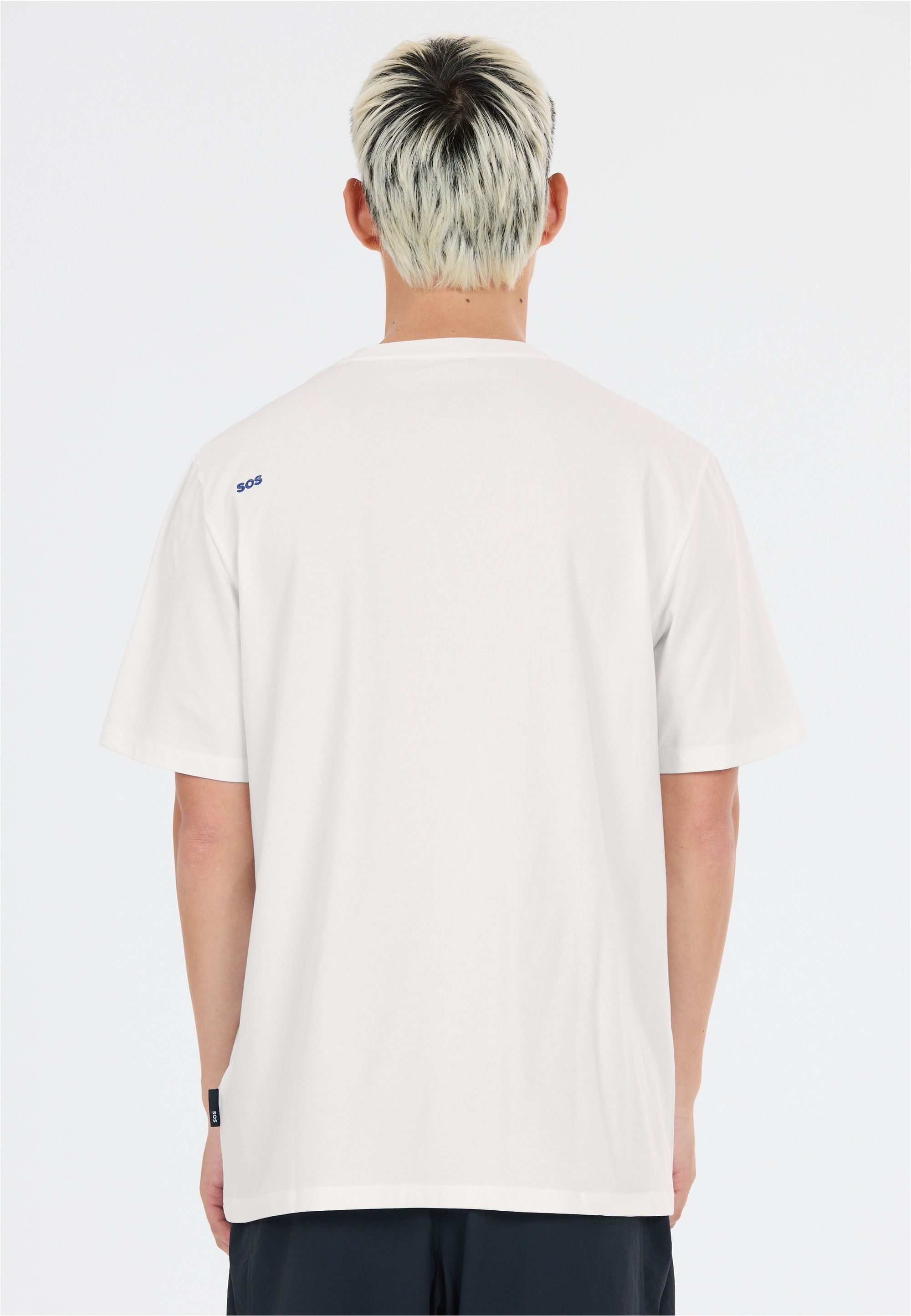 SOS Funktionsshirt »Kvitfjell« mit biologischer Baumwolle und subtilem SOS-Print