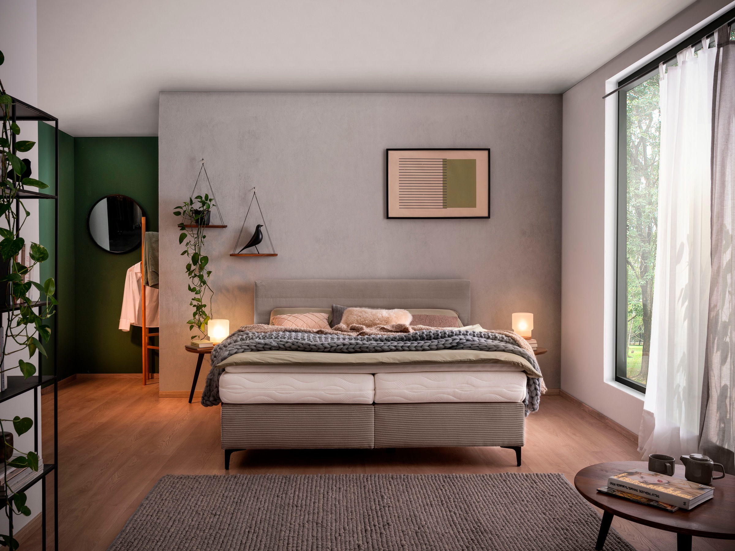 alina Boxspringbett "Pico" inkl. Matratzen und Topper günstig online kaufen