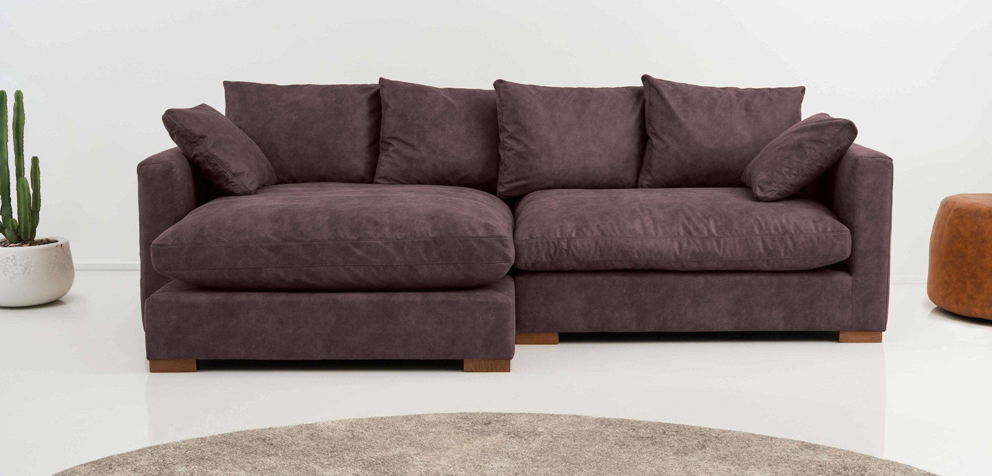 Home affaire Ecksofa "Coray" Breite 266 cm, extra weich und kuschelig, mit günstig online kaufen