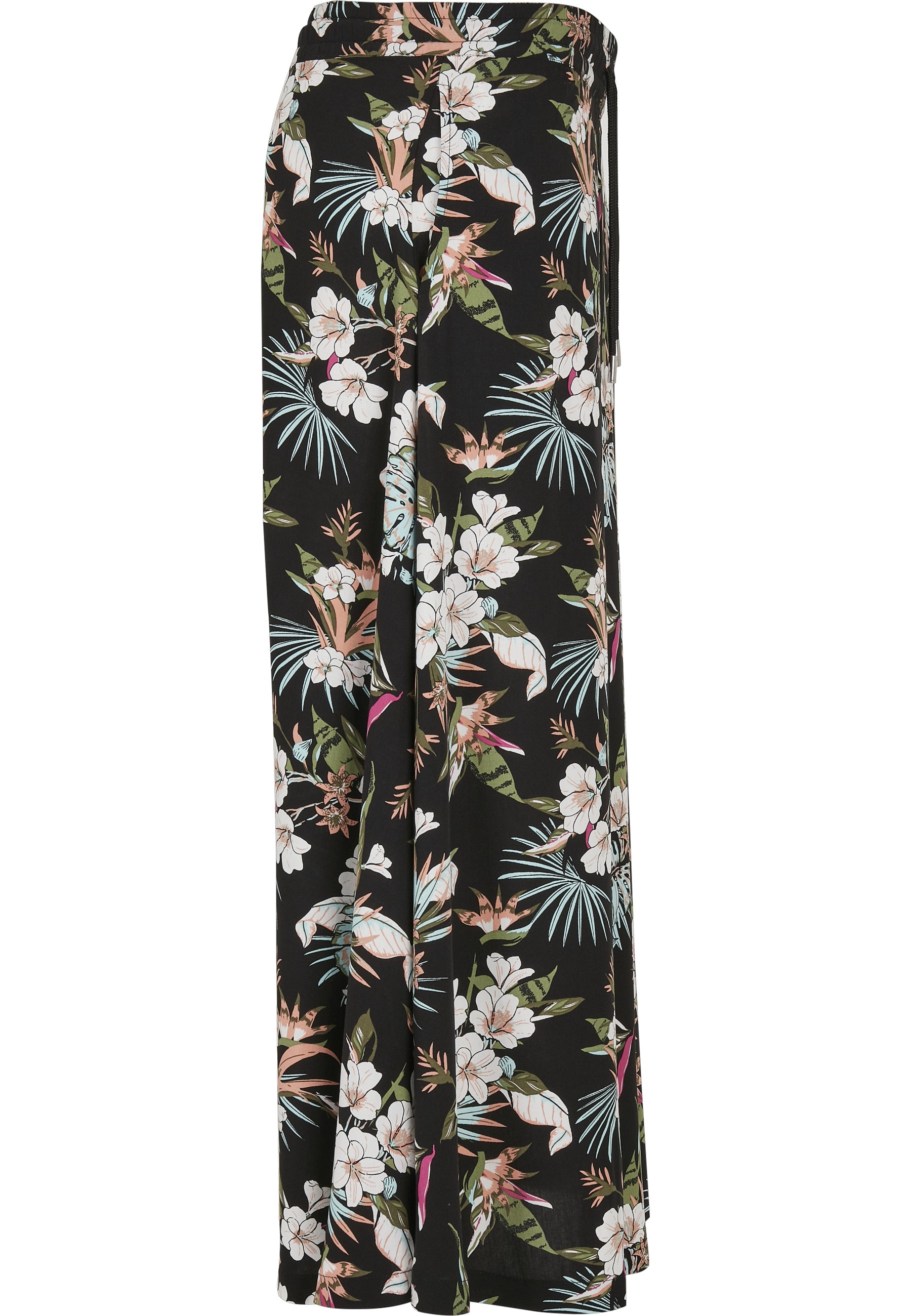URBAN CLASSICS Jerseyrock »Urban Classics Damen Ladies Viscose Midi Skirt« 1 Stk.