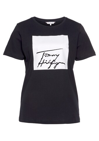 Tommy Hilfiger Rundhalsshirt »ALISSA REGULAR C-NK TEE SS«, mit Tommy Hilfiger... kaufen