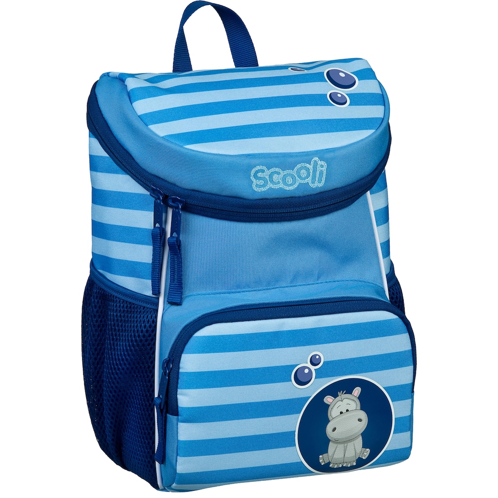 Scooli Kinderrucksack »Mini-Me, Henri Hippo«, Reflektoren