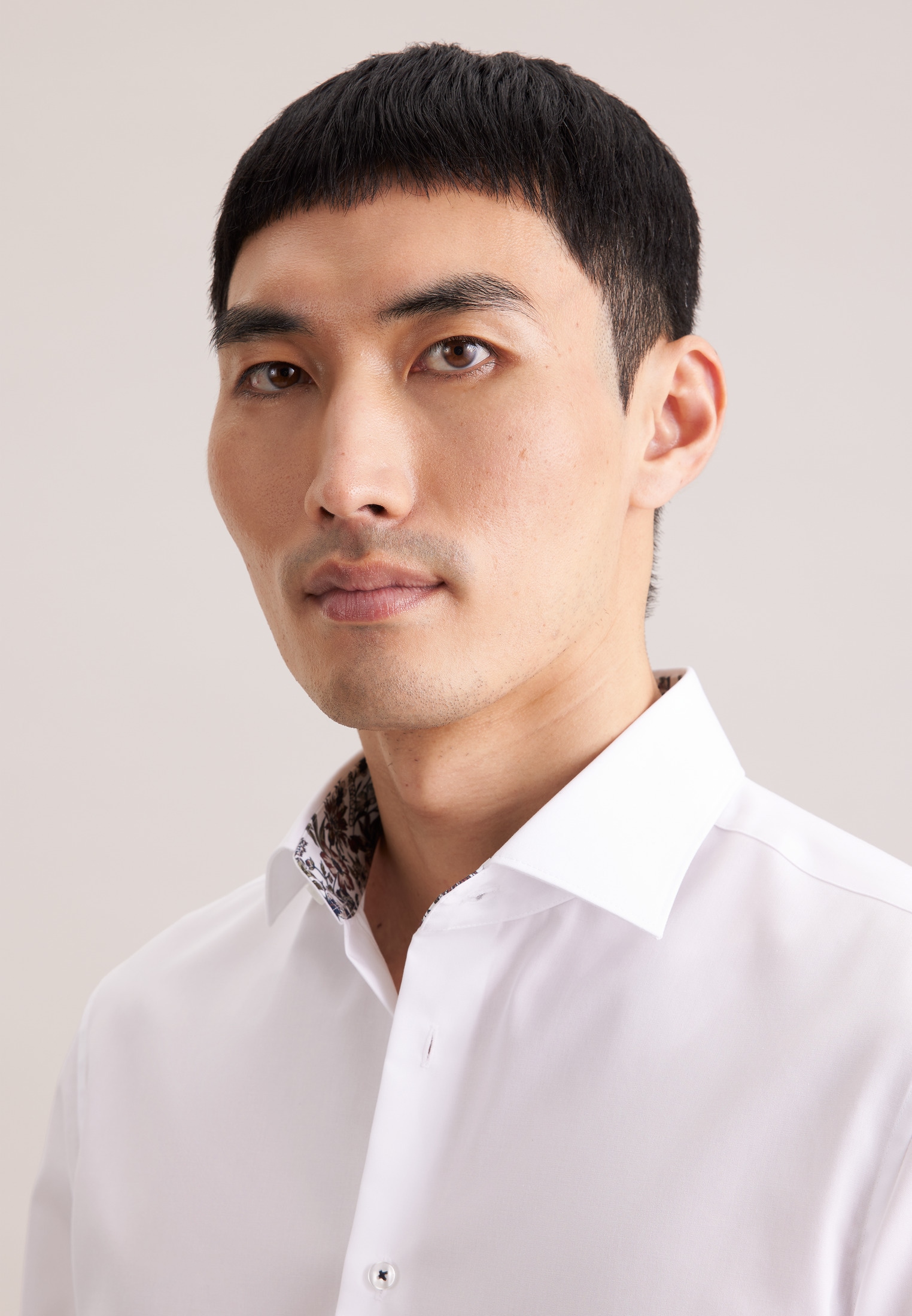 seidensticker Businesshemd »Schwarze Rose« Shaped 1/1 Kentkragen Uni