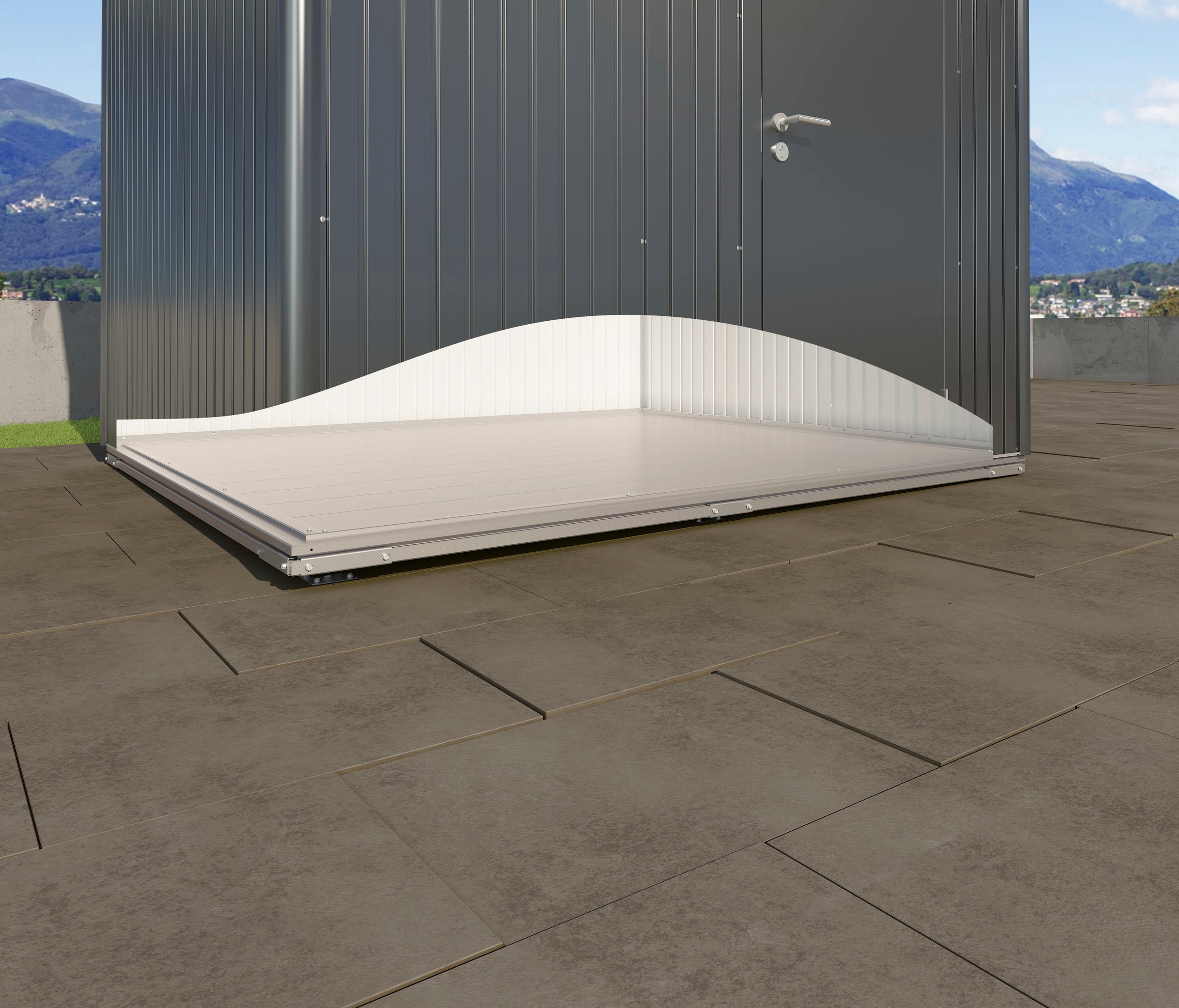 Biohort Fundamentrahmen "Smartbase für Gerätehaus HighLine H5, Panorama P5"