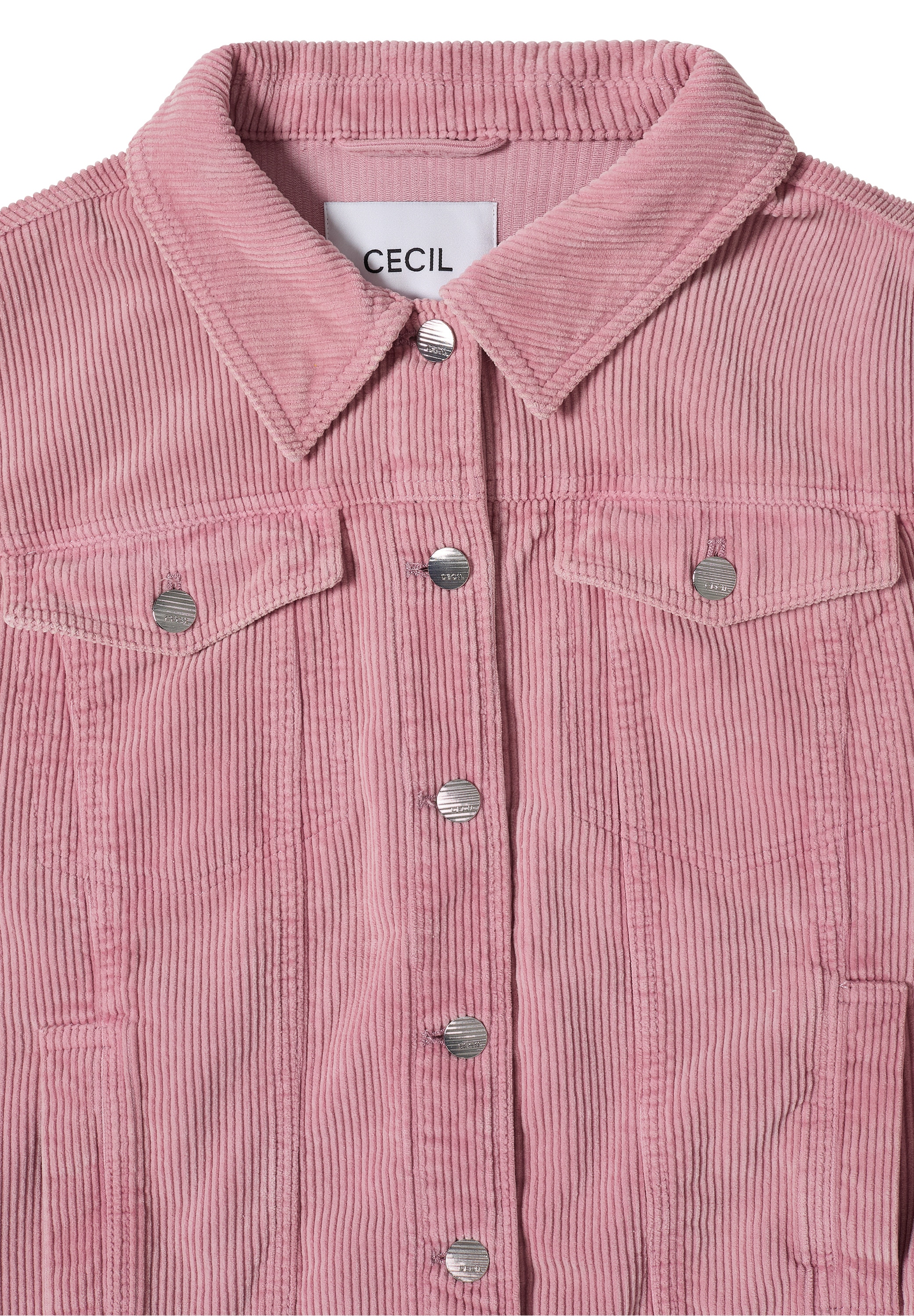 Cecil Cordjacke ohne Kapuze aus reiner Baumwolle