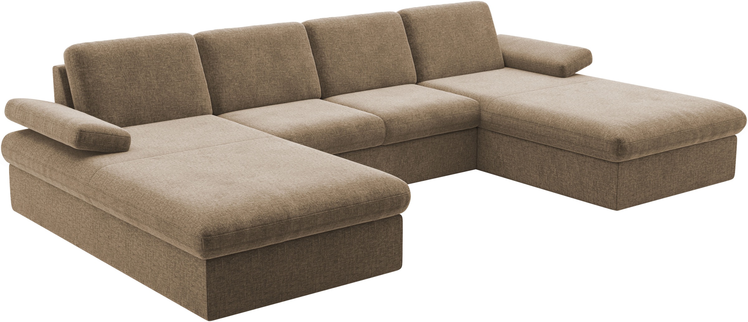 sit&more Wohnlandschaft »Moreno«, mit Armteilverstellung,wahlweise mit Bettfunktion