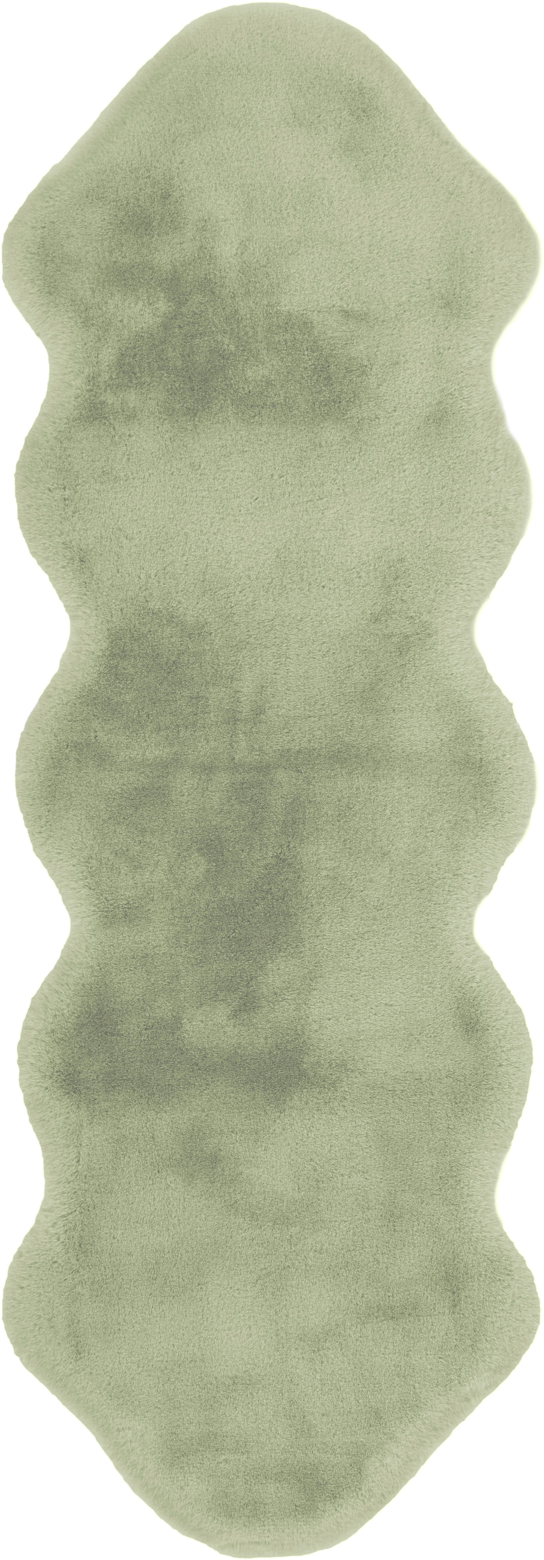 Arte Espina Fellteppich »Rabbit 300«, fellförmig, 35 mm Höhe, Kunstfell, Kaninchenfell-Haptik, supersoft, ideal als Bettvorleger