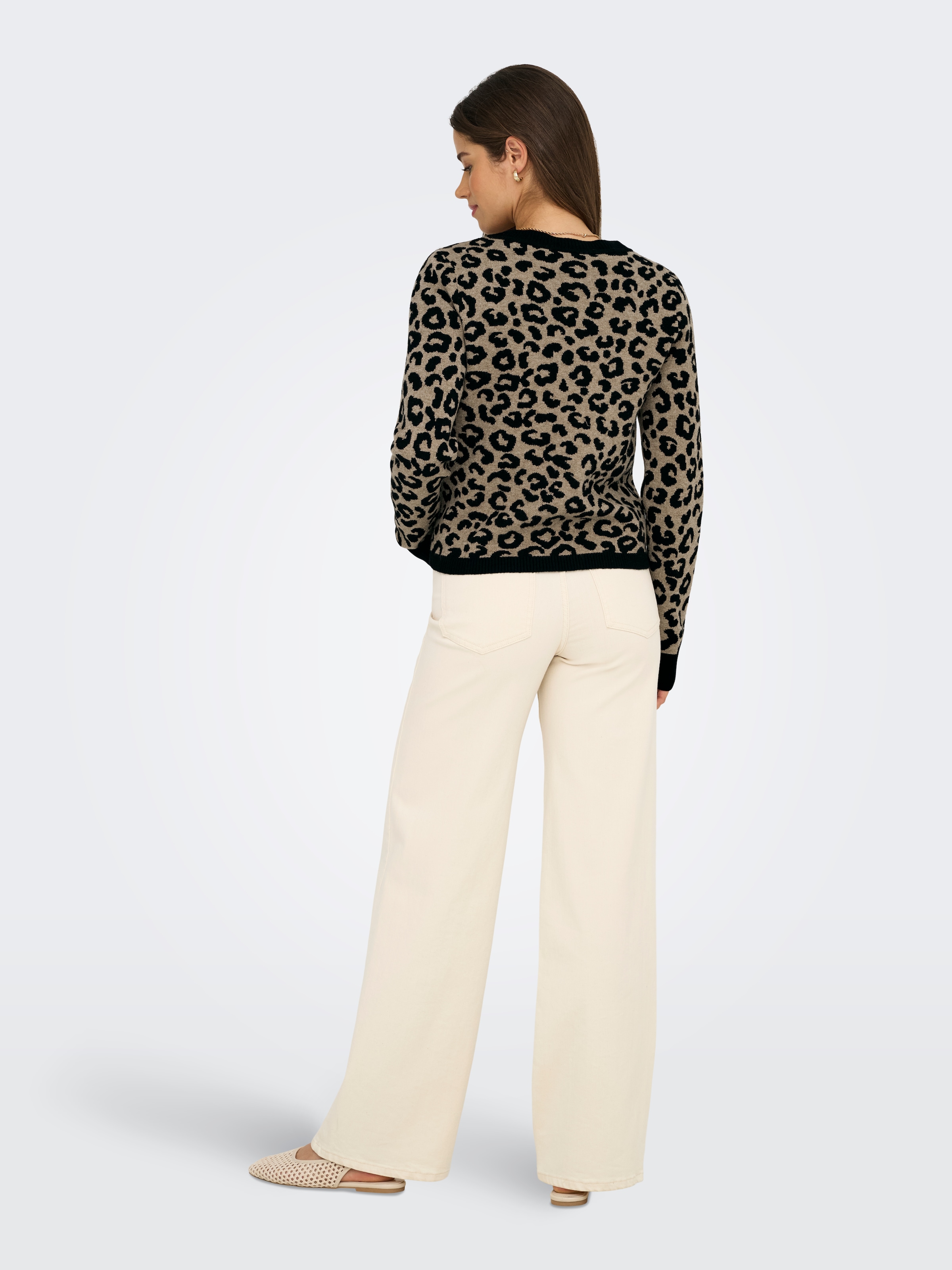 ONLY Strickjacke »ONLLEO LS V-NECK CARDIGAN KNT NOOS«