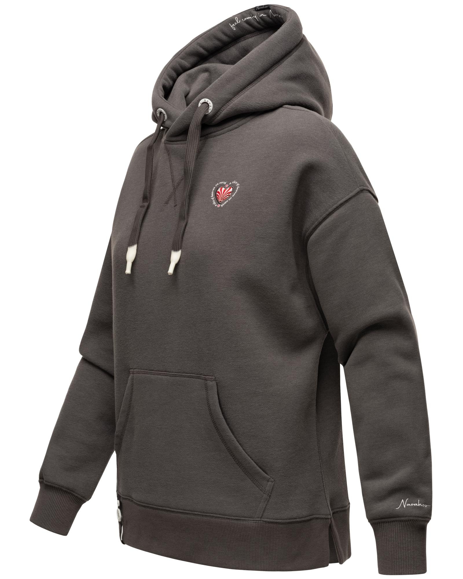 Navahoo Kapuzensweatshirt »Goldfee«, Stylischer Damen Hoodie im Oversize-Look