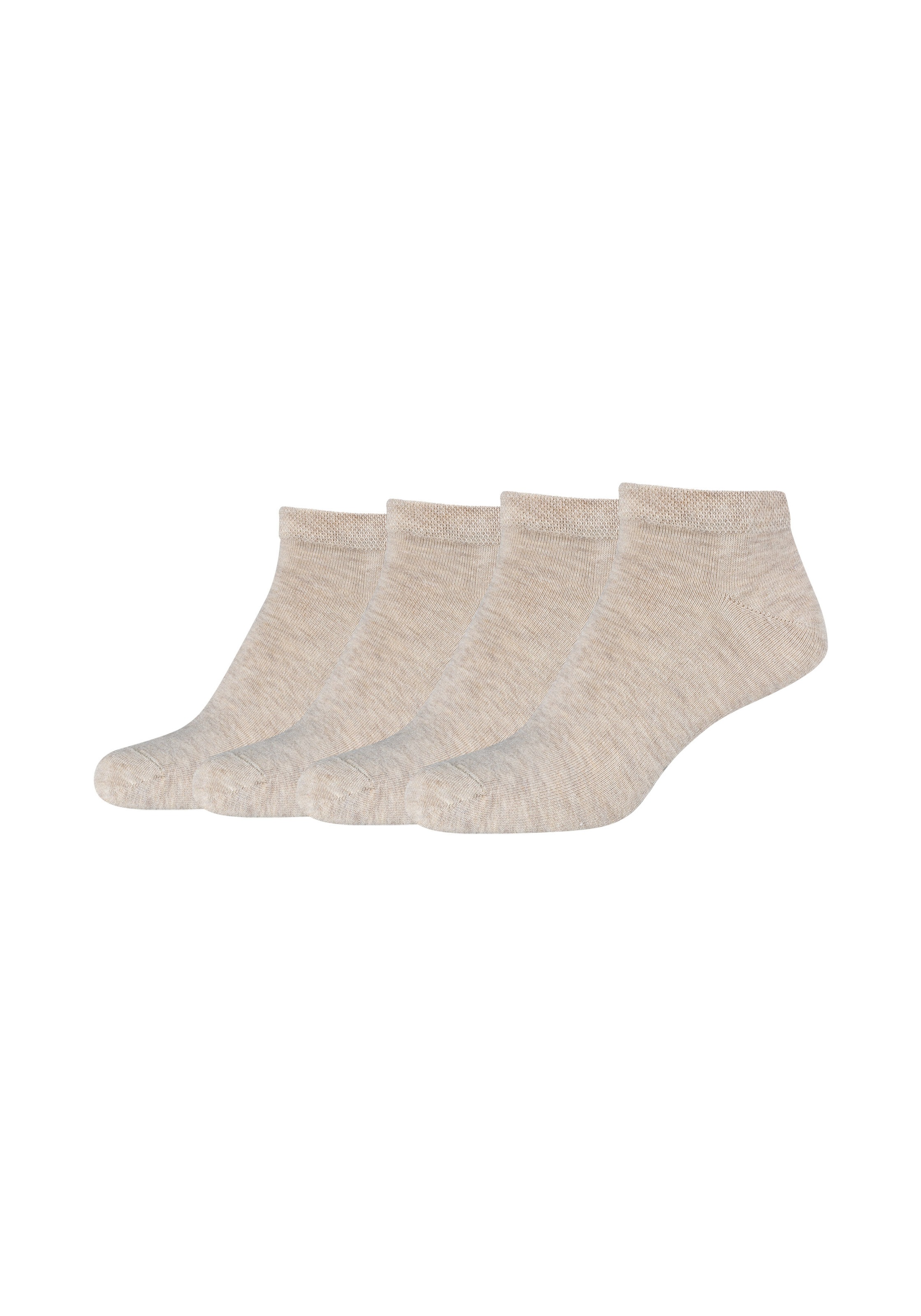 Camano Sneakersocken, (4er Pack), mit druckfreinem Bündchen