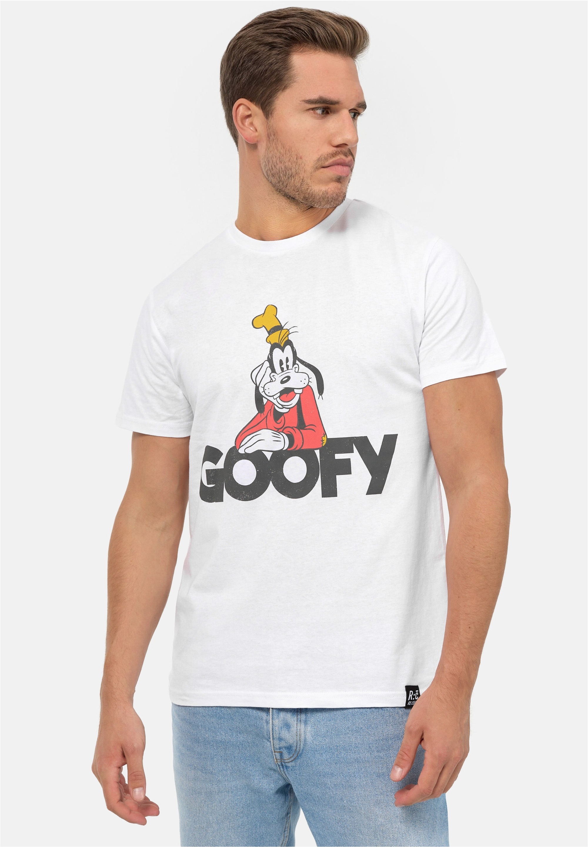 Recovered T-Shirt "Disney Goofy", mit coolem Goofy-Print günstig online kaufen