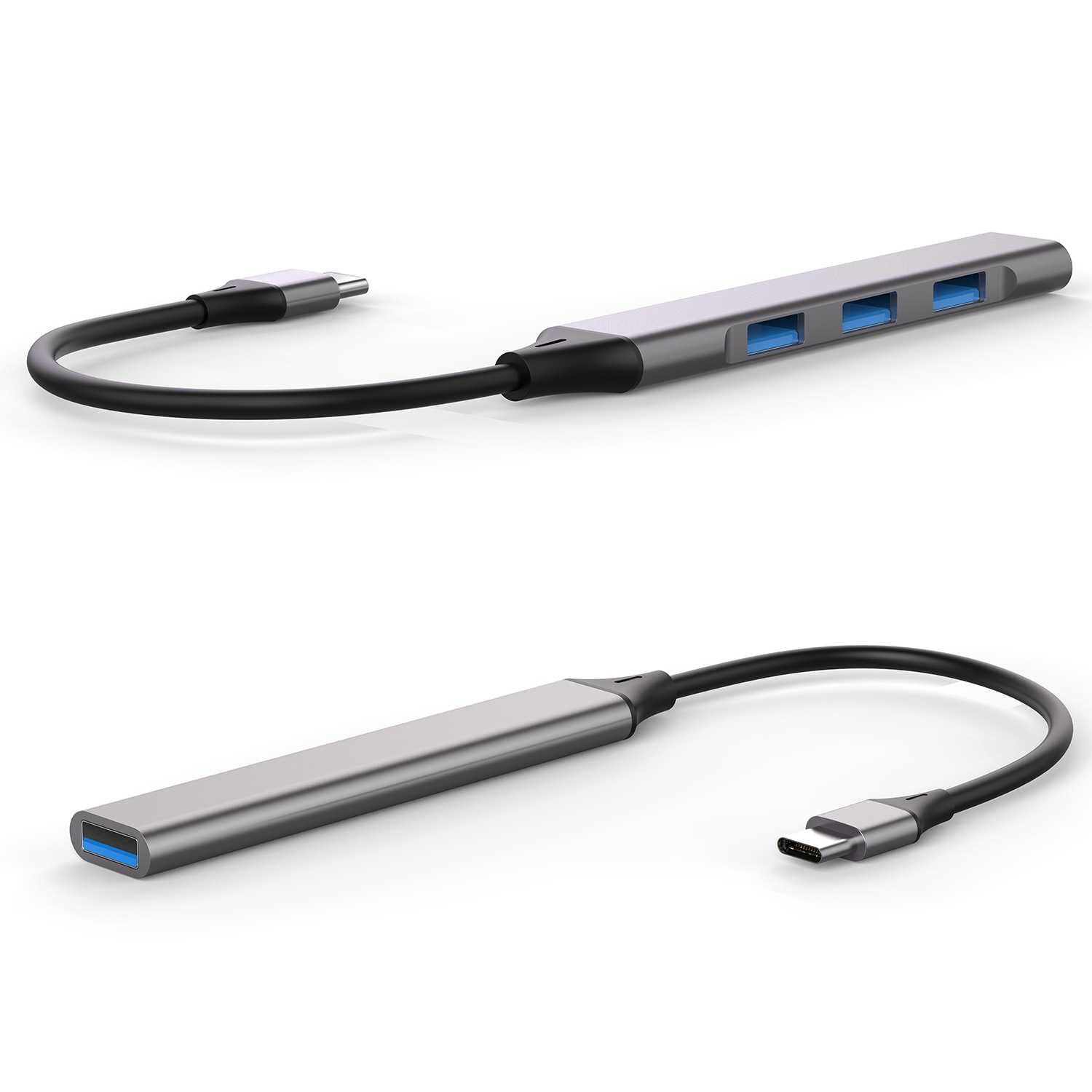 4smarts USB-Ladegerät »4in1 Hub USB-C > 3x USB-A 2.0, 1x USB-A 3.0«