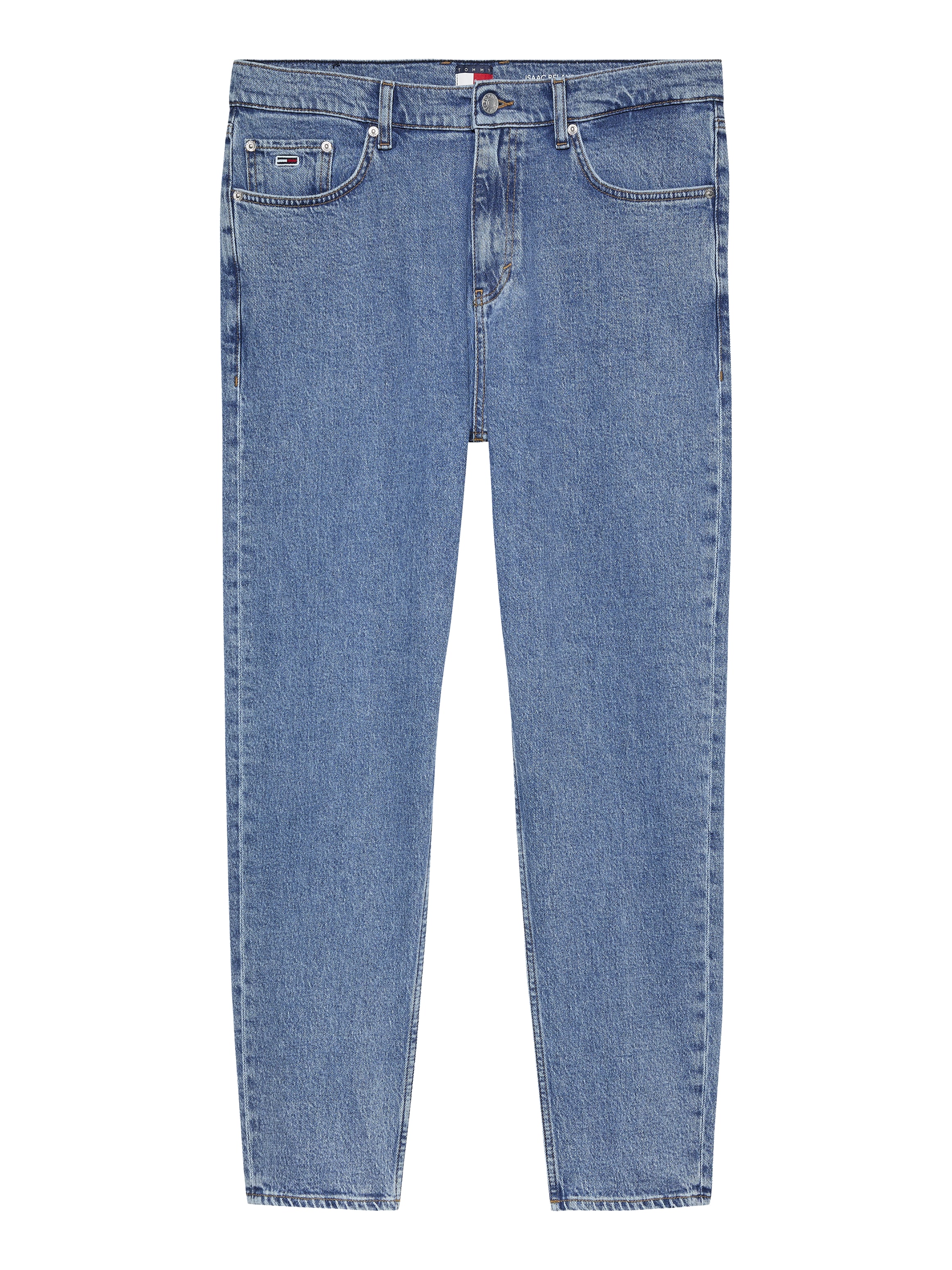 Tommy Jeans Gerade Jeans »Isaac Relaxed Tapered«, Mit Gürtelschlaufen