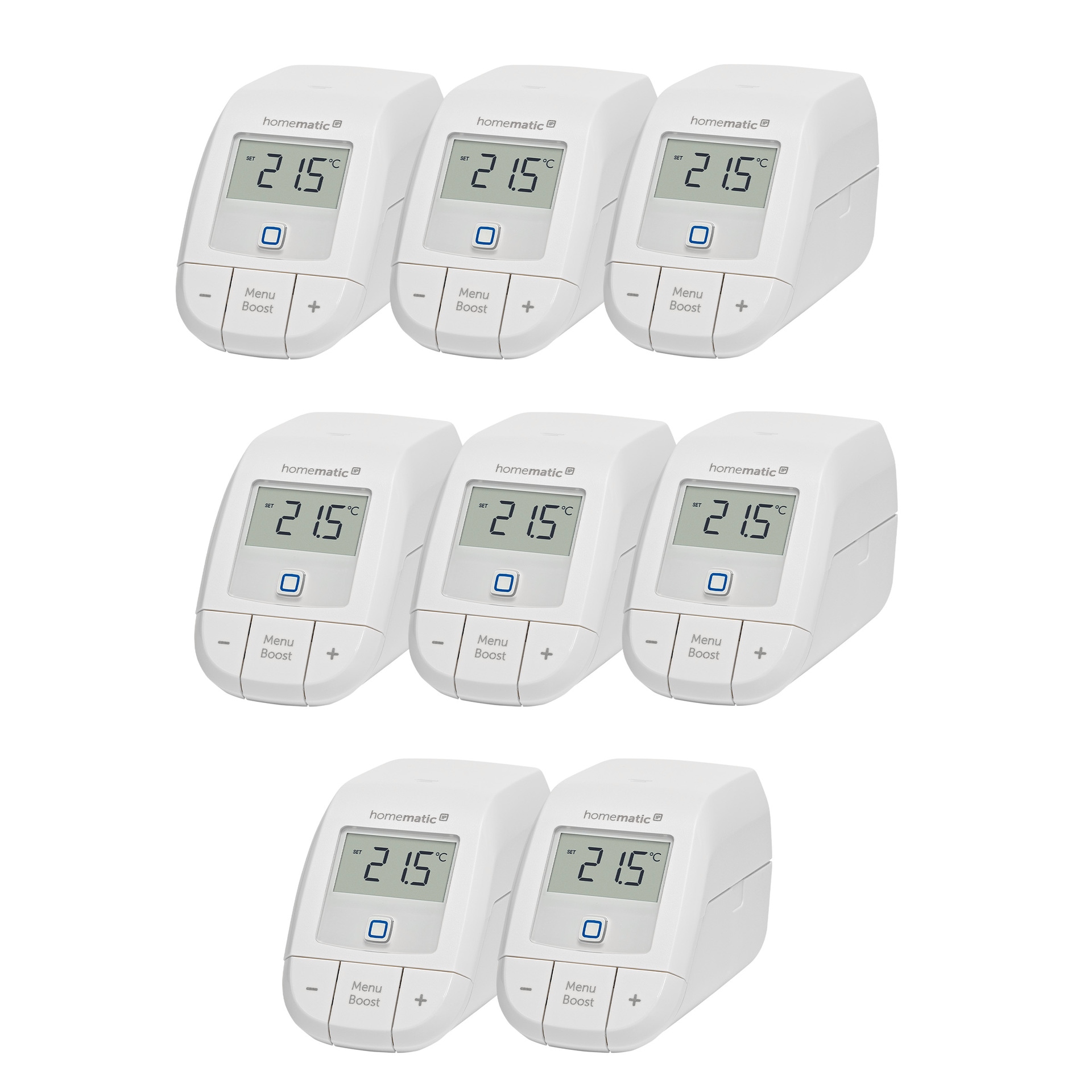 Homematic ip Heizkörperthermostat »8er Set Heizkörperthermostat basic«