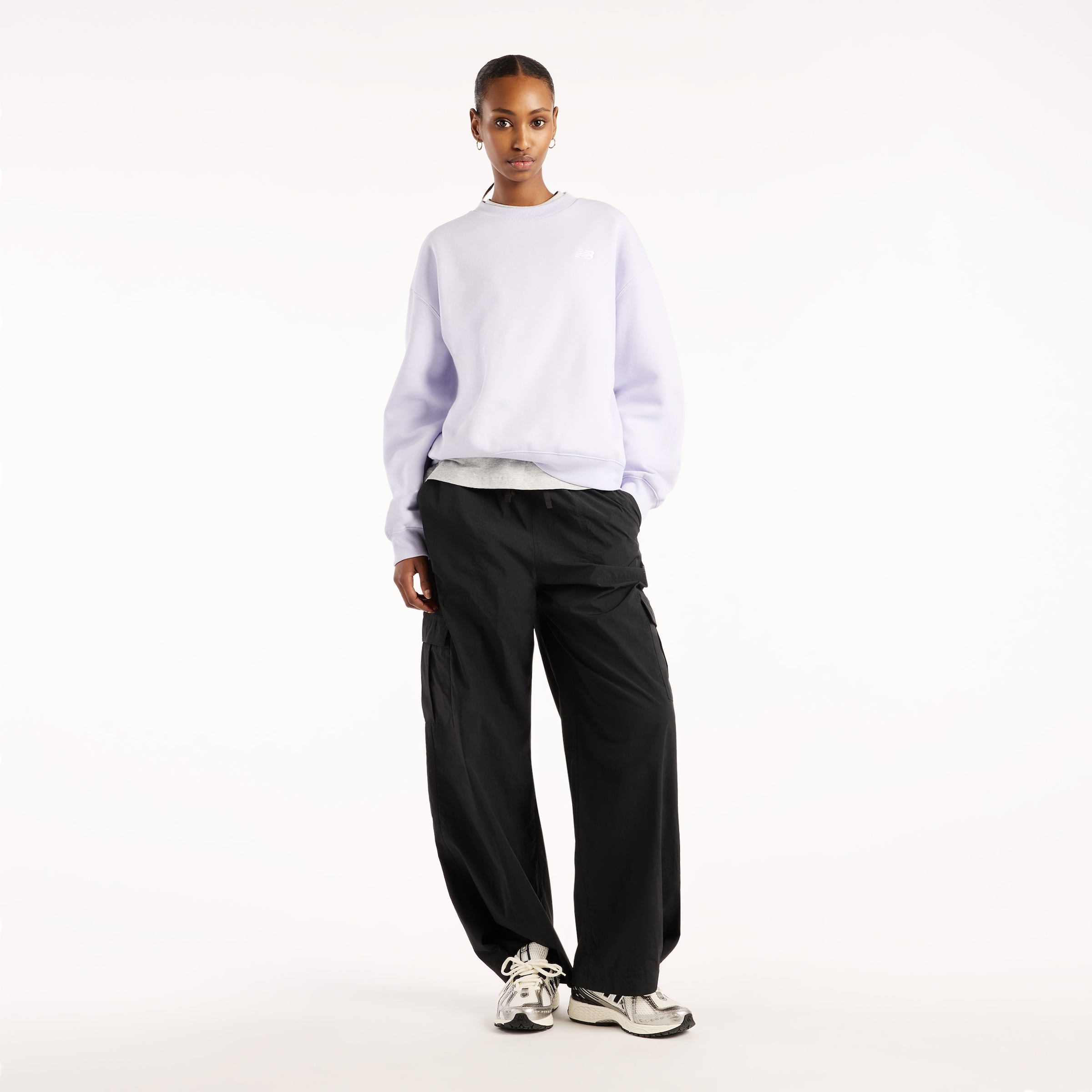New Balance Sweatshirt »SPORT ESSENTIALS FLEECE CREW«, mit Rundhalsausschnitt, weiches Fleece, aus Baumwolle und Polyester
