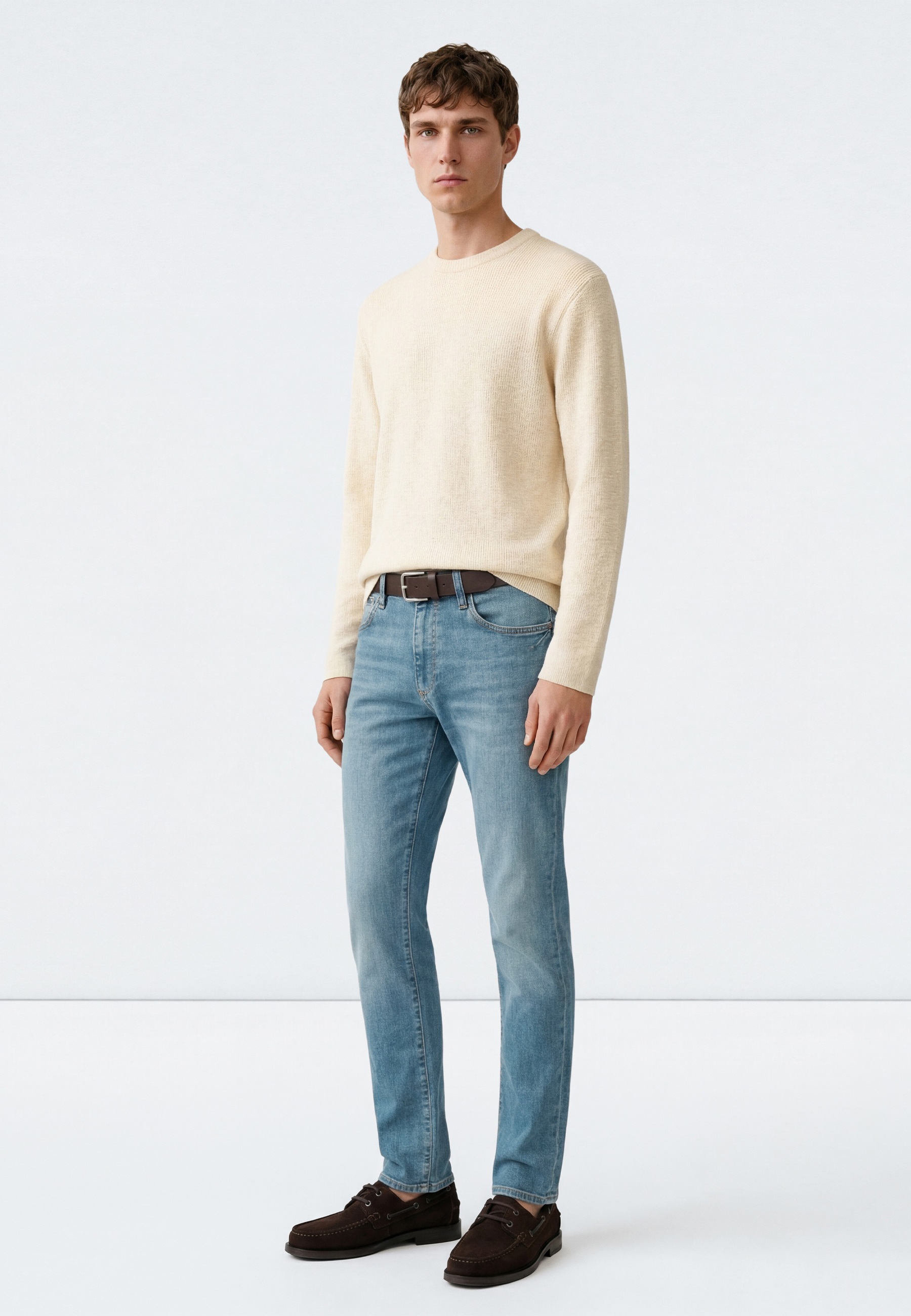 Mavi Rundhalspullover »CREW NECK SWEATER« Premium Pullover