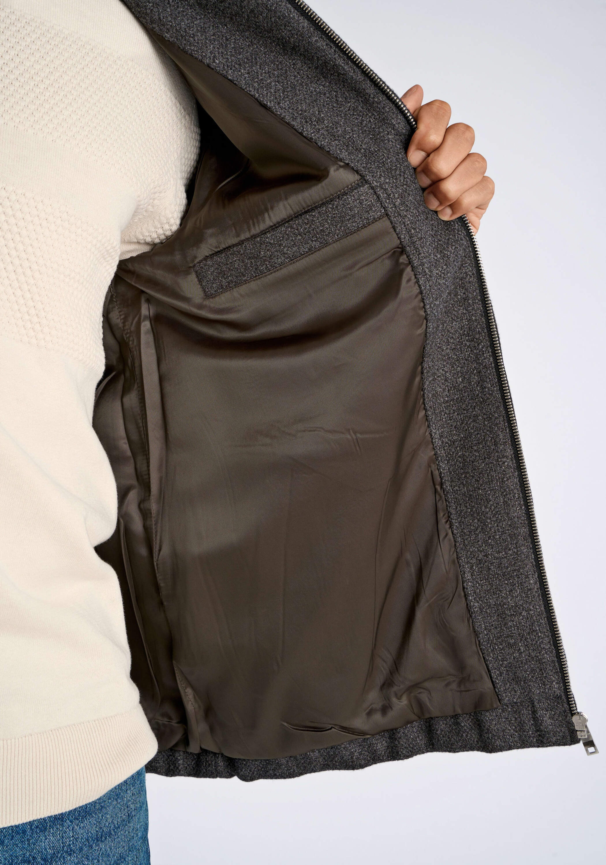 LINDBERGH Fellimitatjacke »Lindbergh Casual Jacke«