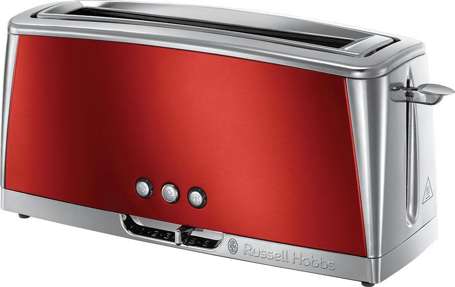 RUSSELL HOBBS Toaster "Luna Solar Red 23250-56", 1 langer Schlitz, für 2 Scheiben, 1420 W