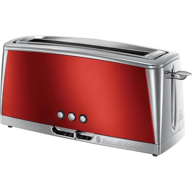 RUSSELL HOBBS Toaster »Luna Solar Red 23250-56«, 1 langer Schlitz, für 2  Scheiben, 1420 W kaufen | BAUR