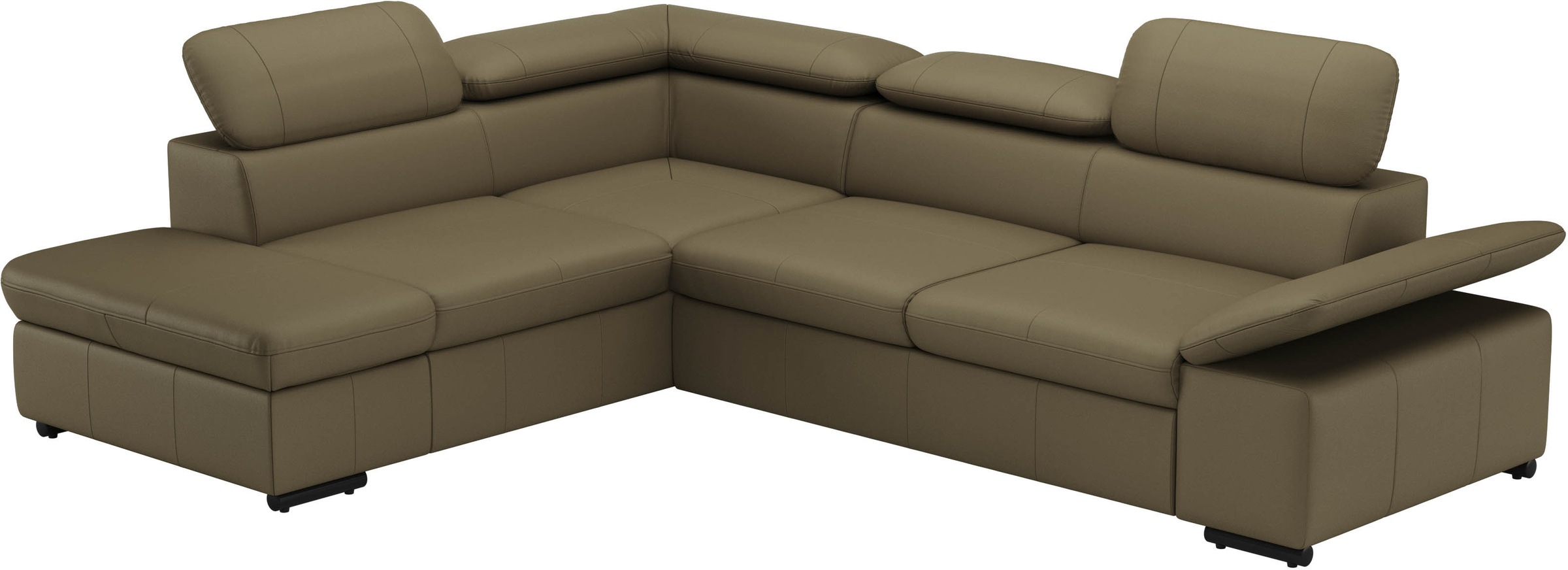 sit&more Ecksofa »Alcudia L-Form«, mit Armteilverstellung, optional Kopfteilverstellung und Bettfunktion