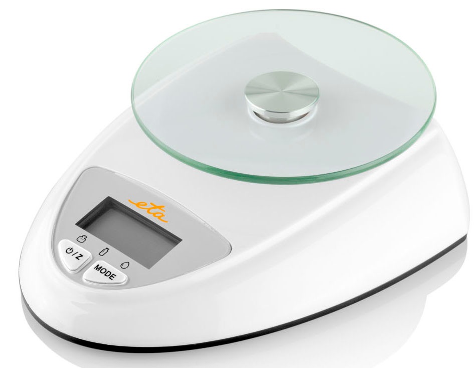 eta Küchenwaage »ETA777890000«, (1 tlg.), bis 5kg, Genauigkeit 1g, TARE, Touch-Steuerung