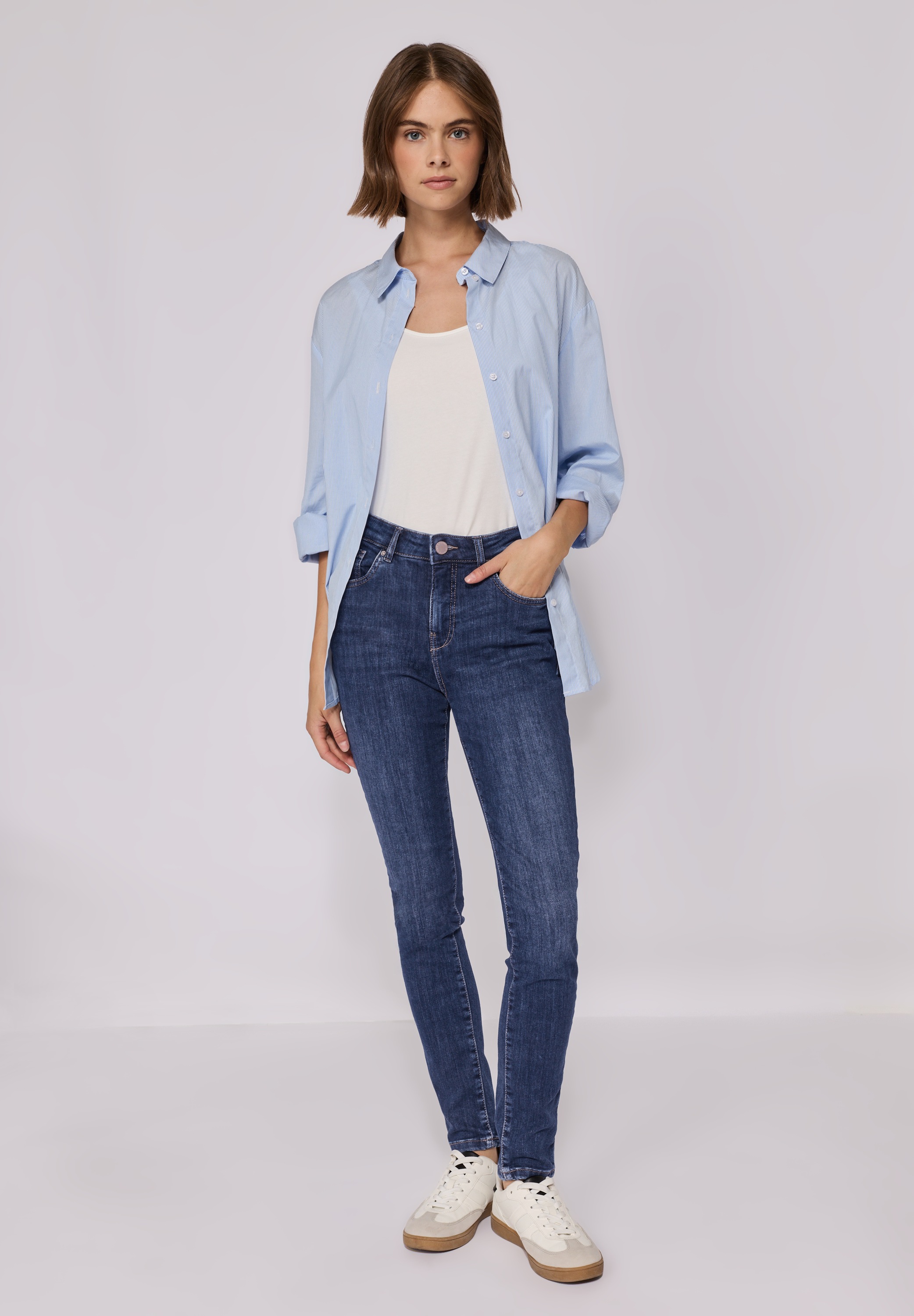 STREET ONE STUDIO Skinny-fit-Jeans, High Waist