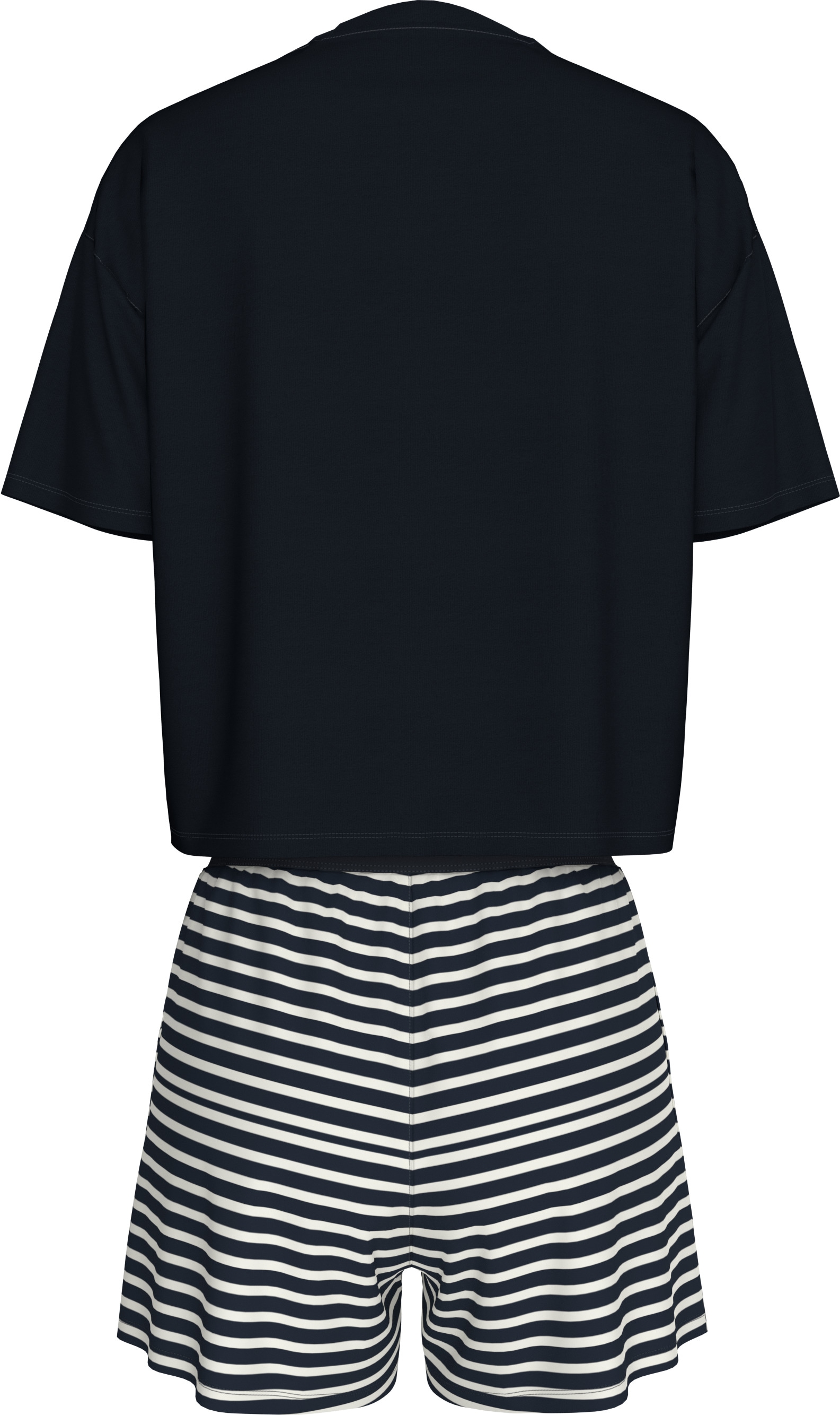 Tommy Hilfiger Underwear Pyjama »SS PRT PJ SHORT SET«, (Set, 2 tlg., 2tlg), mit Muster, Logo