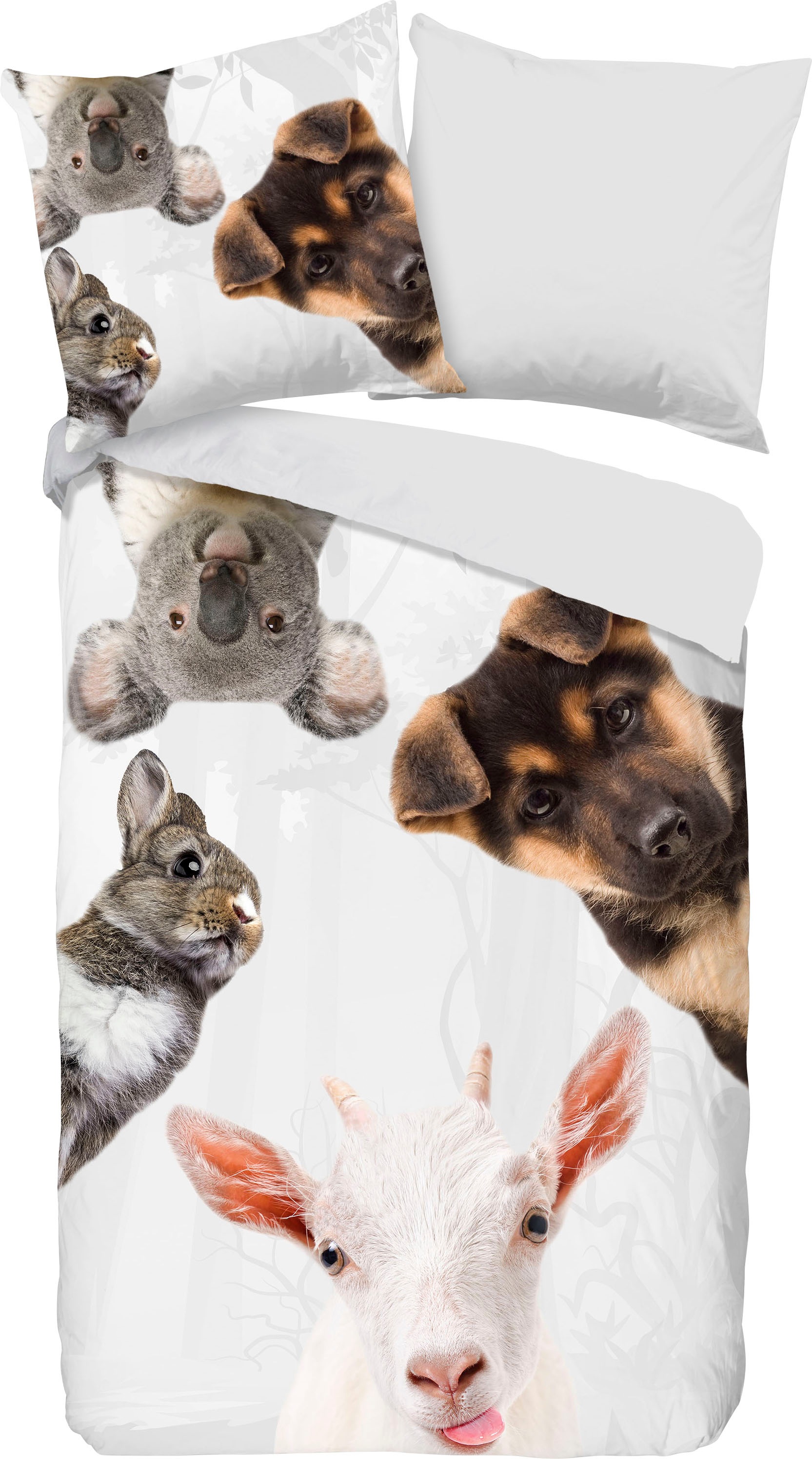 good morning Kinderbettwäsche "Semmie" 2 Stk. tlg. 100% Baumwolle, 135x200, günstig online kaufen