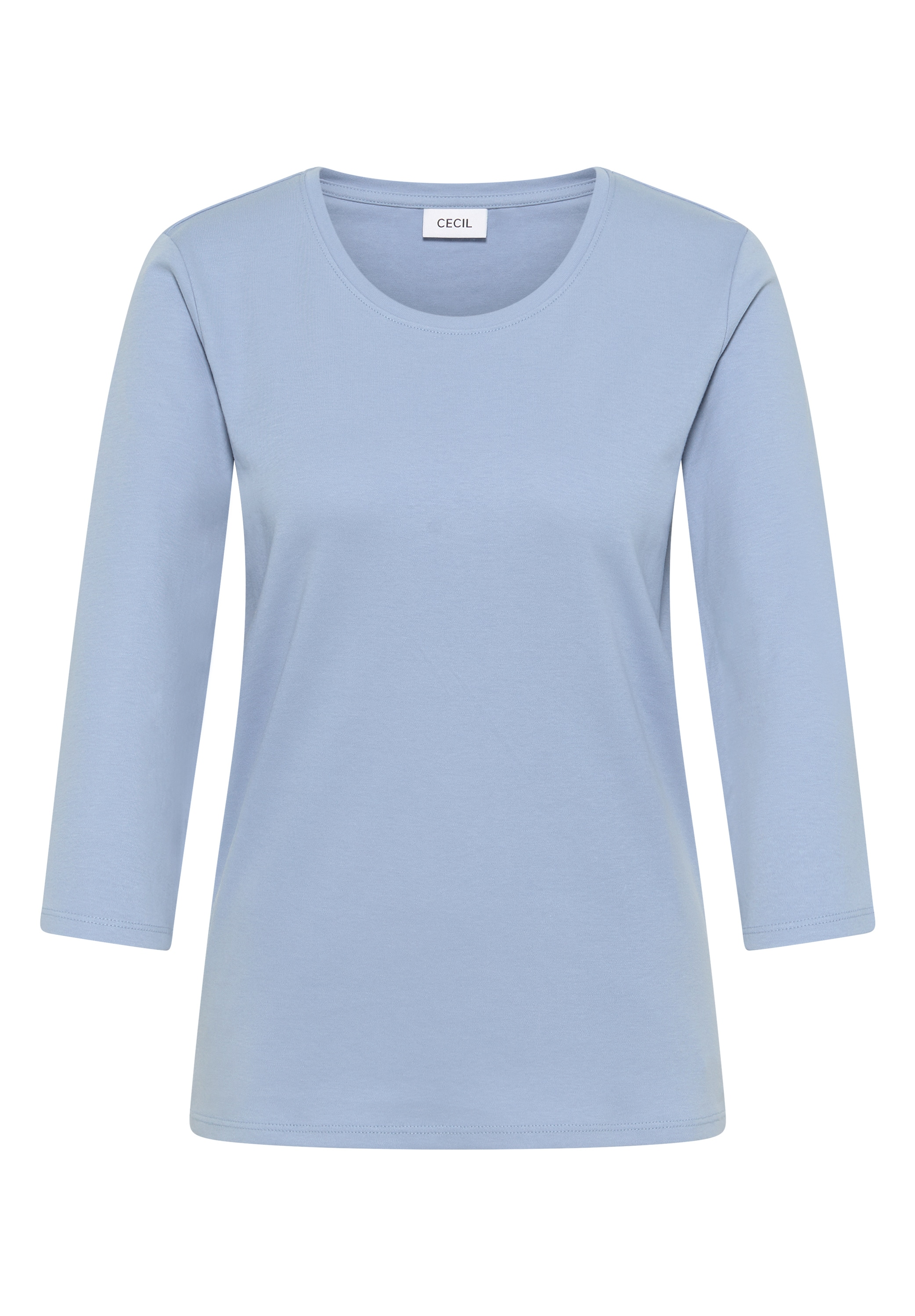 Cecil Rundhalsshirt, aus reiner Baumwolle
