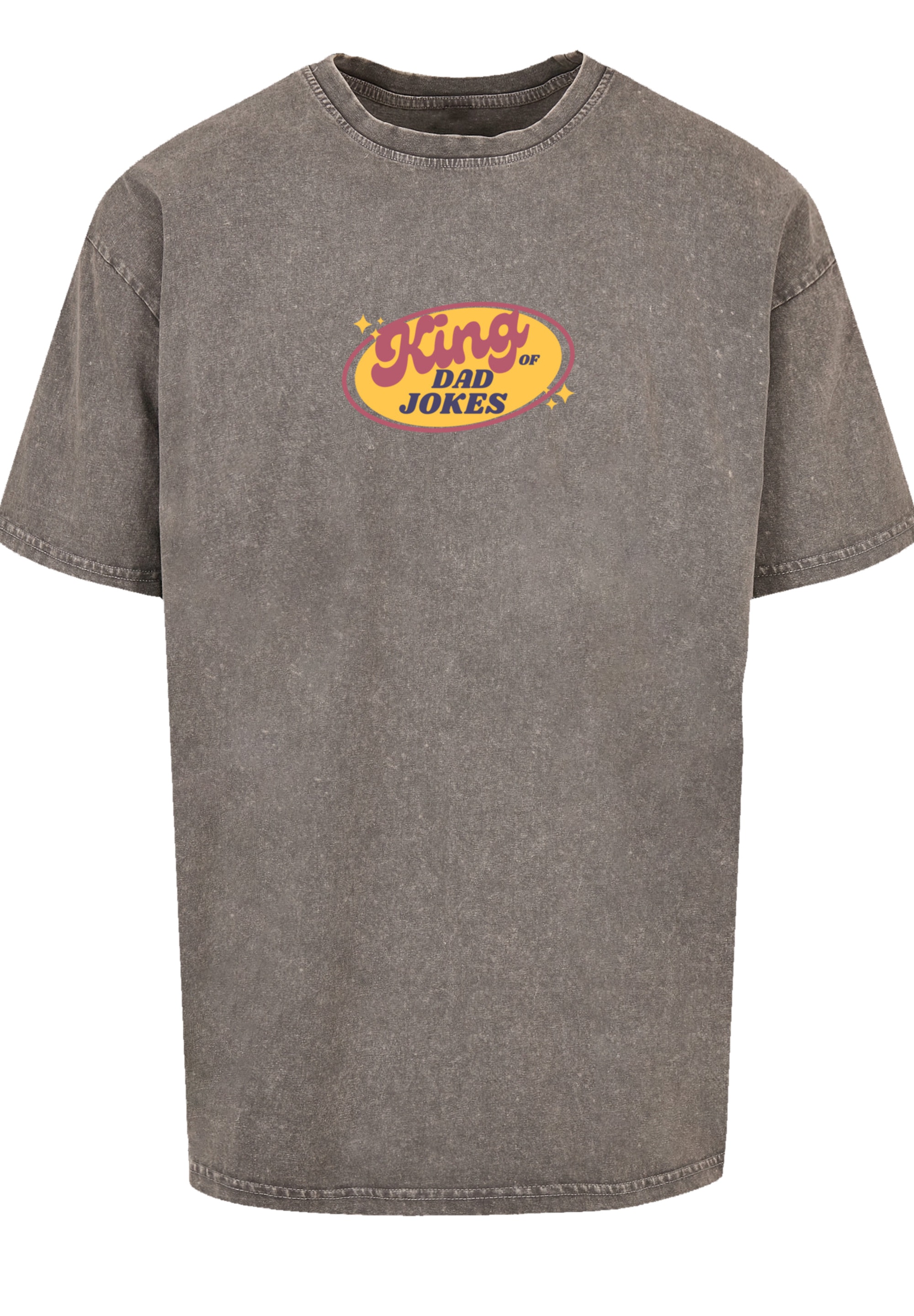 F4NT4STIC T-Shirt »King of Dad Jokes Witziges Vatertagsmotiv«, Premium Qualität