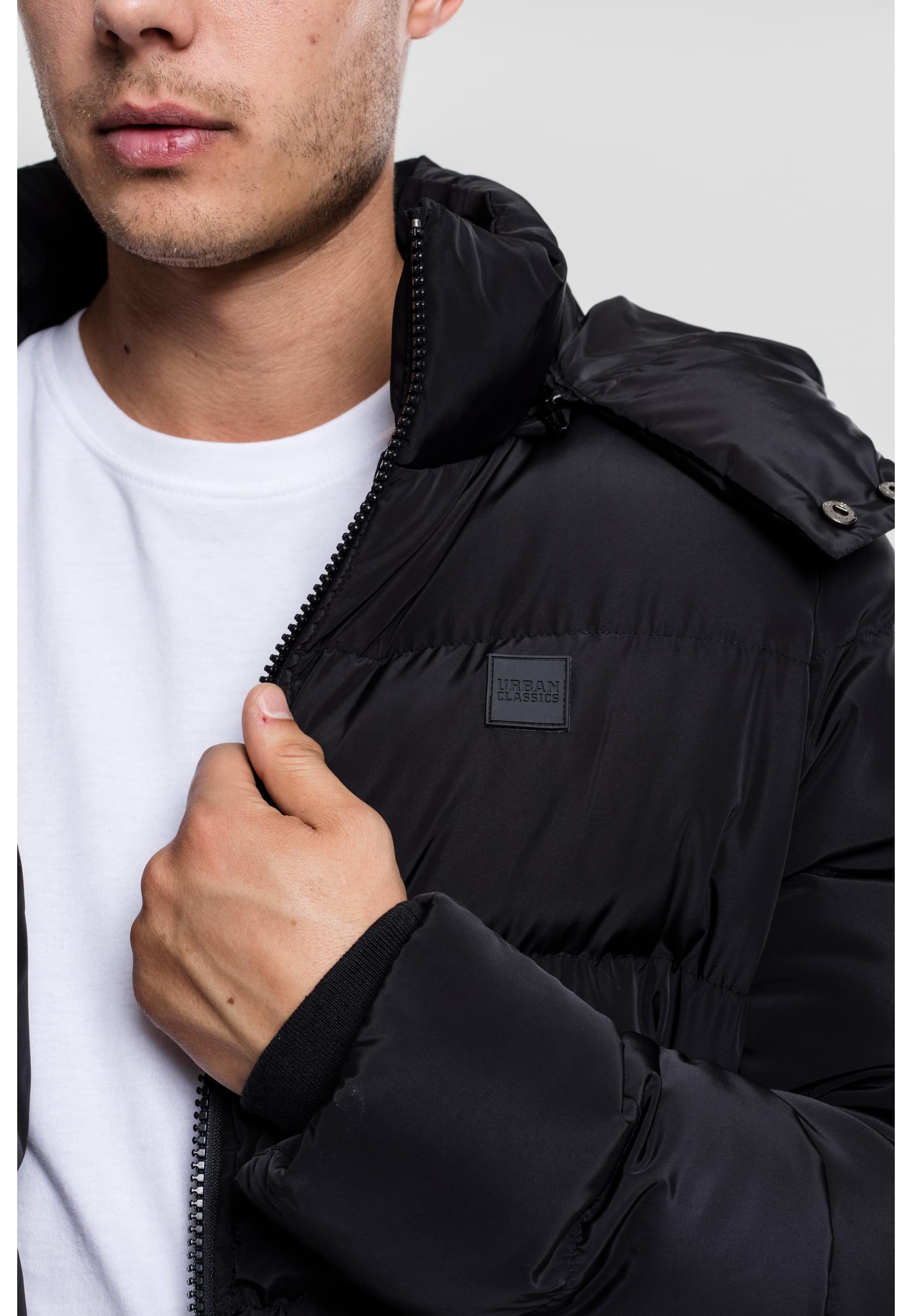 URBAN CLASSICS Allwetterjacke »Urban Classics Herren Hooded Puffer Jacket«, (1 St.), mit Kapuze