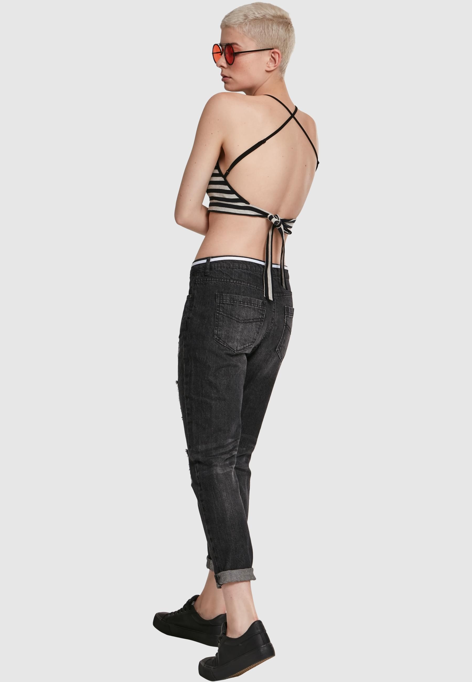 URBAN CLASSICS Muskelshirt »Urban Classics Damen Ladies Triangle Top«, (1 tlg.)