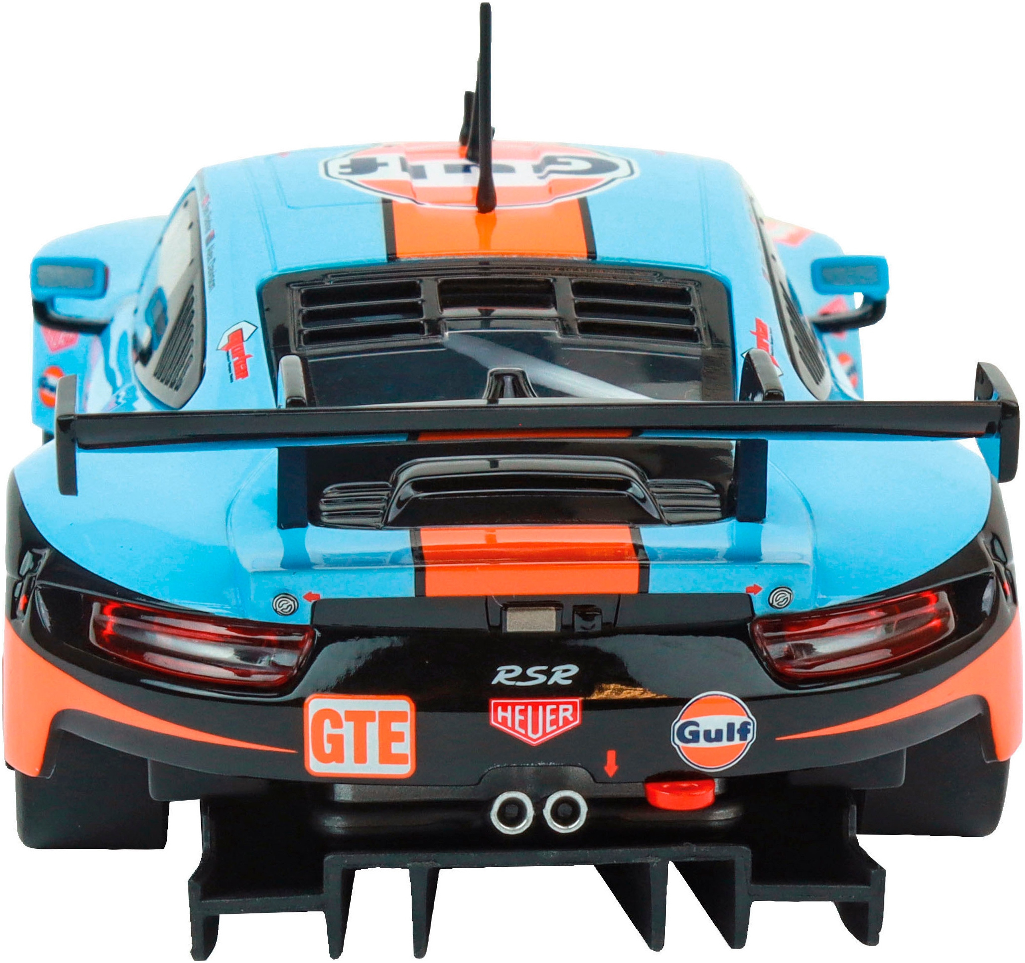 Carrera® Rennbahn-Auto »Porsche 911 RSR "Gulf Racing, Mike Wainwright, No.86"«, Silverstone 2018; mit Lichteffekt