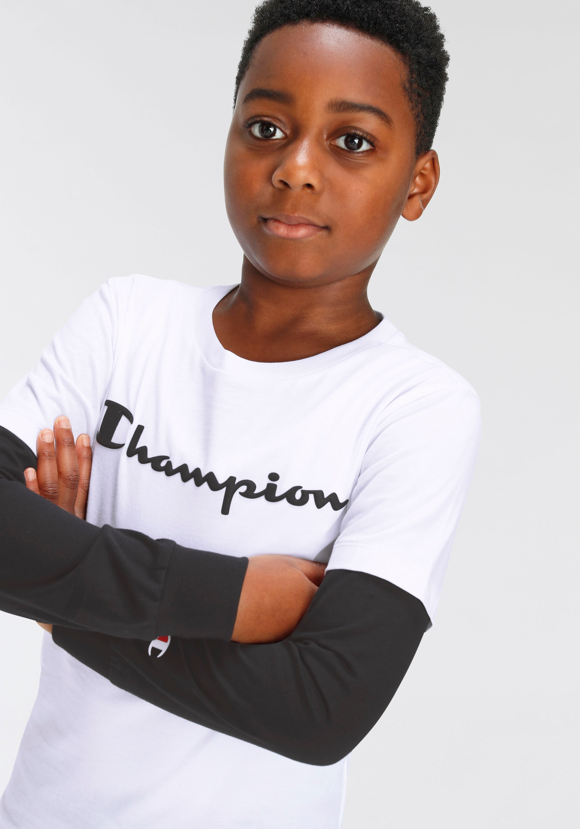 T-Shirt« kaufen BAUR | Sleeve »Long Langarmshirt Champion