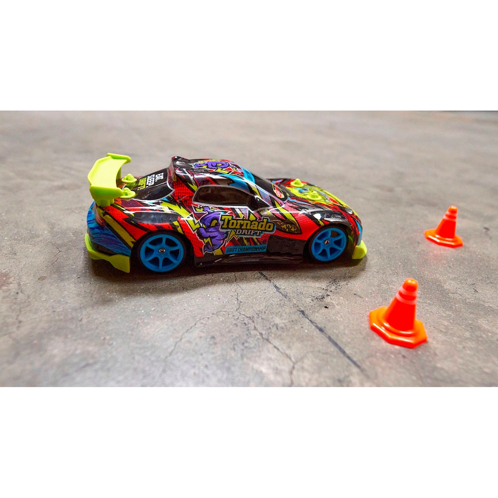 Dickie Toys RC-Auto »RC Tornado Drift, 2,4 GHz«, mit Beleuchtung und Allradantrieb