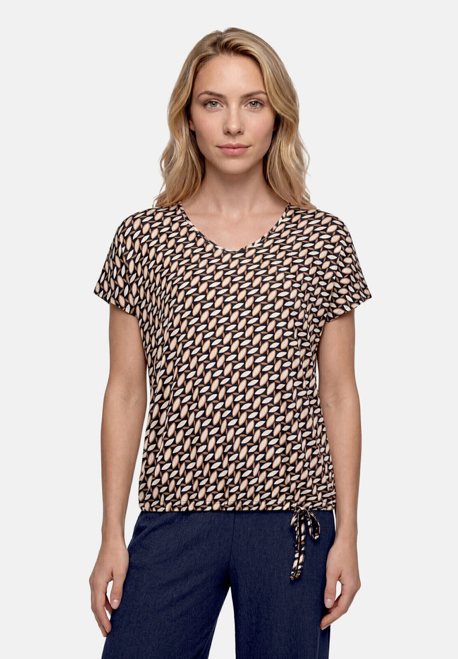 Betty Barclay Kurzarmshirt »Damen mit V-Ausschnitt« 1