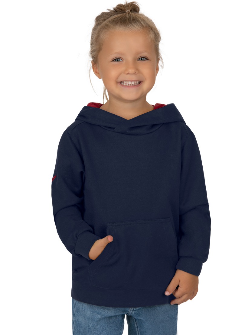 Trigema Sweatshirt »TRIGEMA Kapuzenpullover mit Kängurutasche«