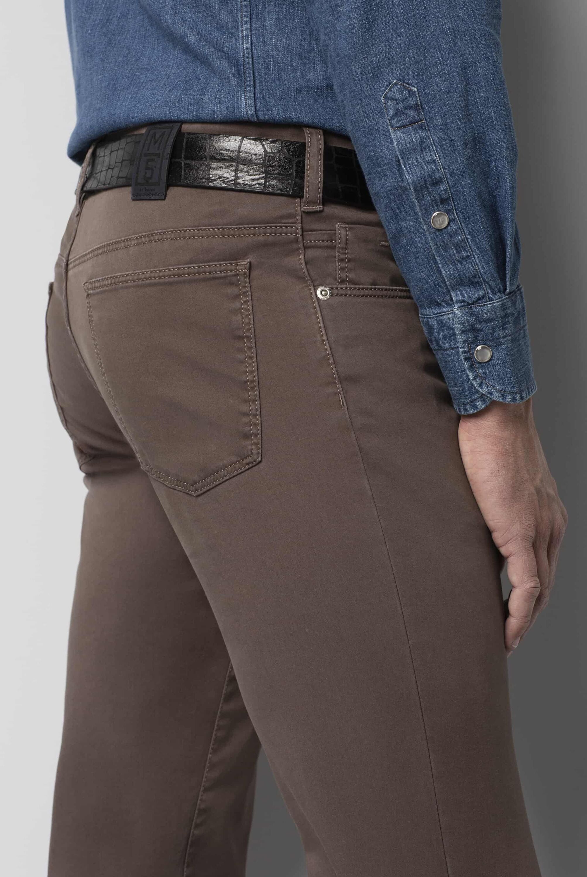 MEYER Chinos »M5 Slim«, mit Stretch-Dehnbund
