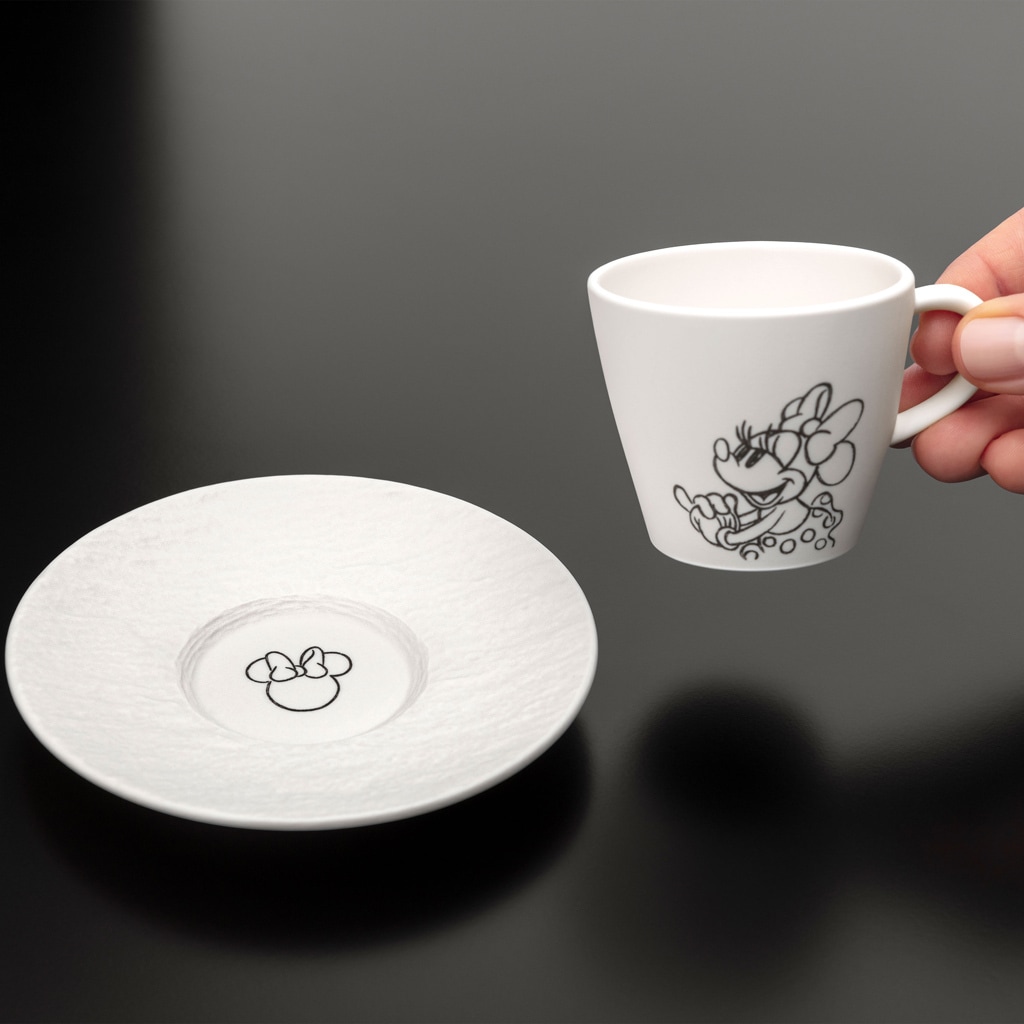 Villeroy & Boch Untertasse »Espresso-Untertassen Manufacture-Rock blanc Mickey Mouse ø 12,1 cm 6er Set weiß« Spülmaschinenfest, Mikrowellensicher