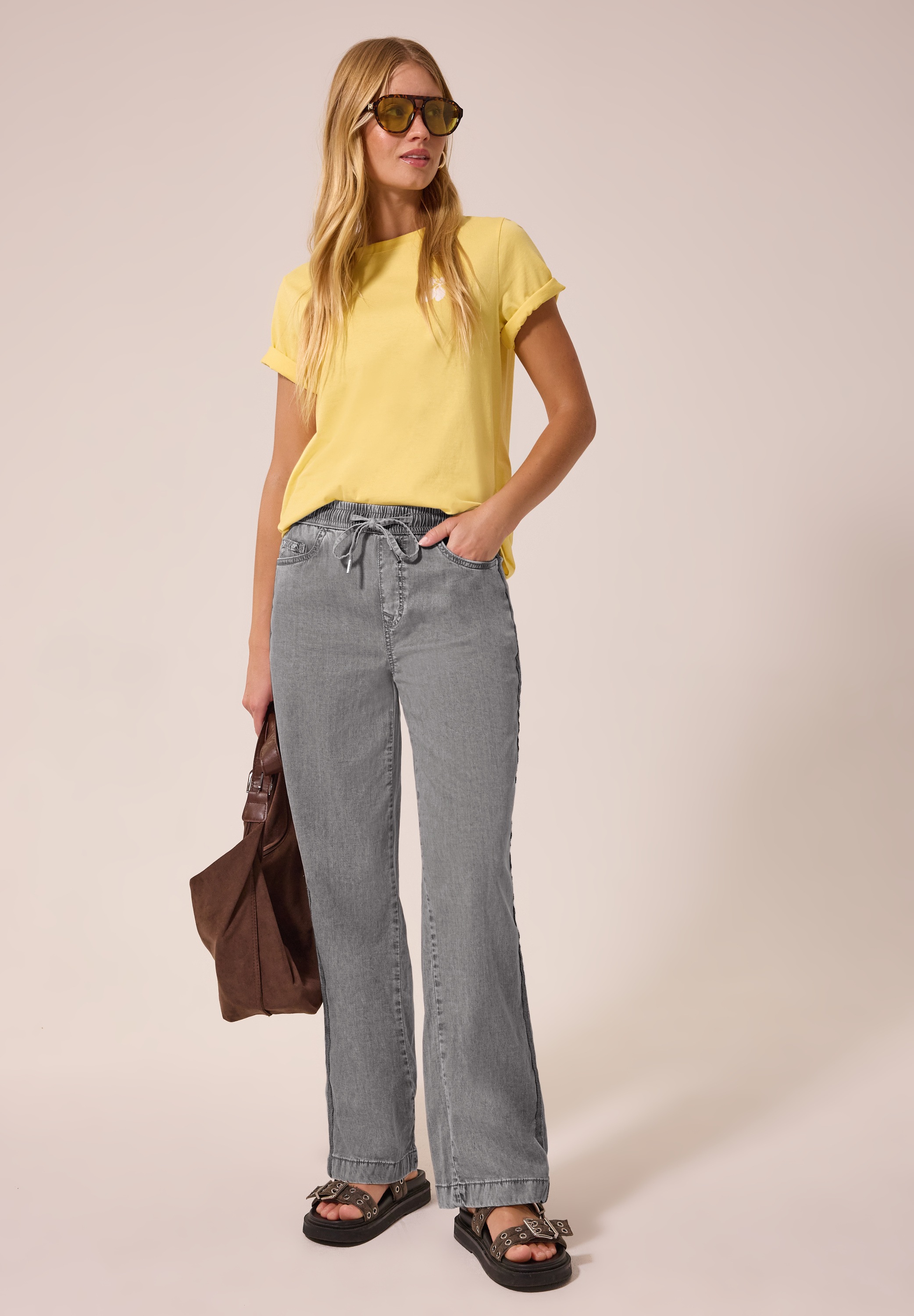 STREET ONE STUDIO Loose-fit-Jeans High Waist